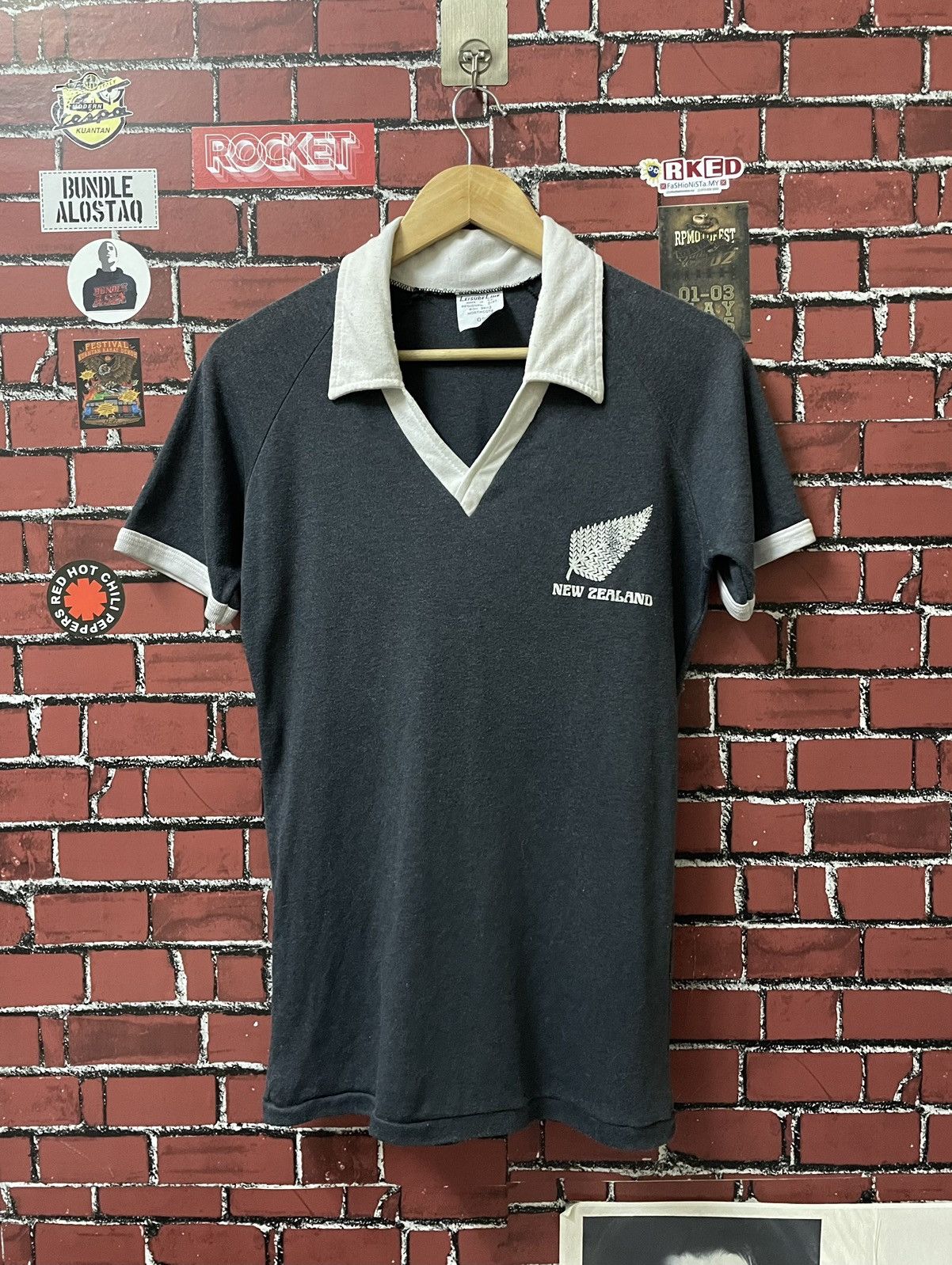 Canterbury of New Zealand VINTAGE NEW ZEALAND ALL BLACK 80/90s Size US M / EU 48-50 / 2 - 1 Thumbnail