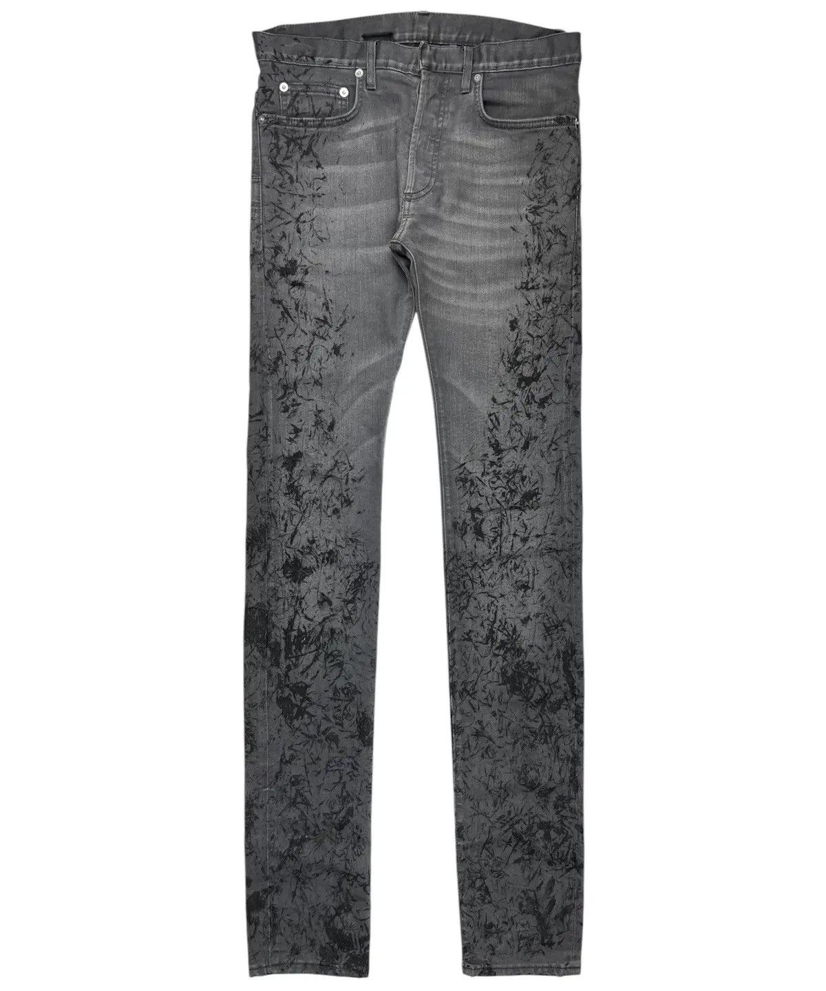 Dior AW10 Dior Homme Wax Paint Splatter Denim Size US 31 - 1 Thumbnail