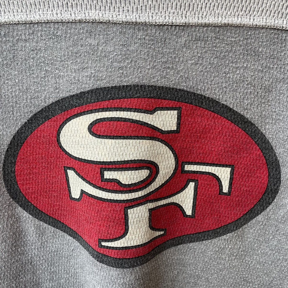 NFL × Vintage 🔥NFL San Francisco 49ers Big Logo Waffle Long Sleeves Shirts Size US S / EU 44-46 / 1 - 5 Thumbnail
