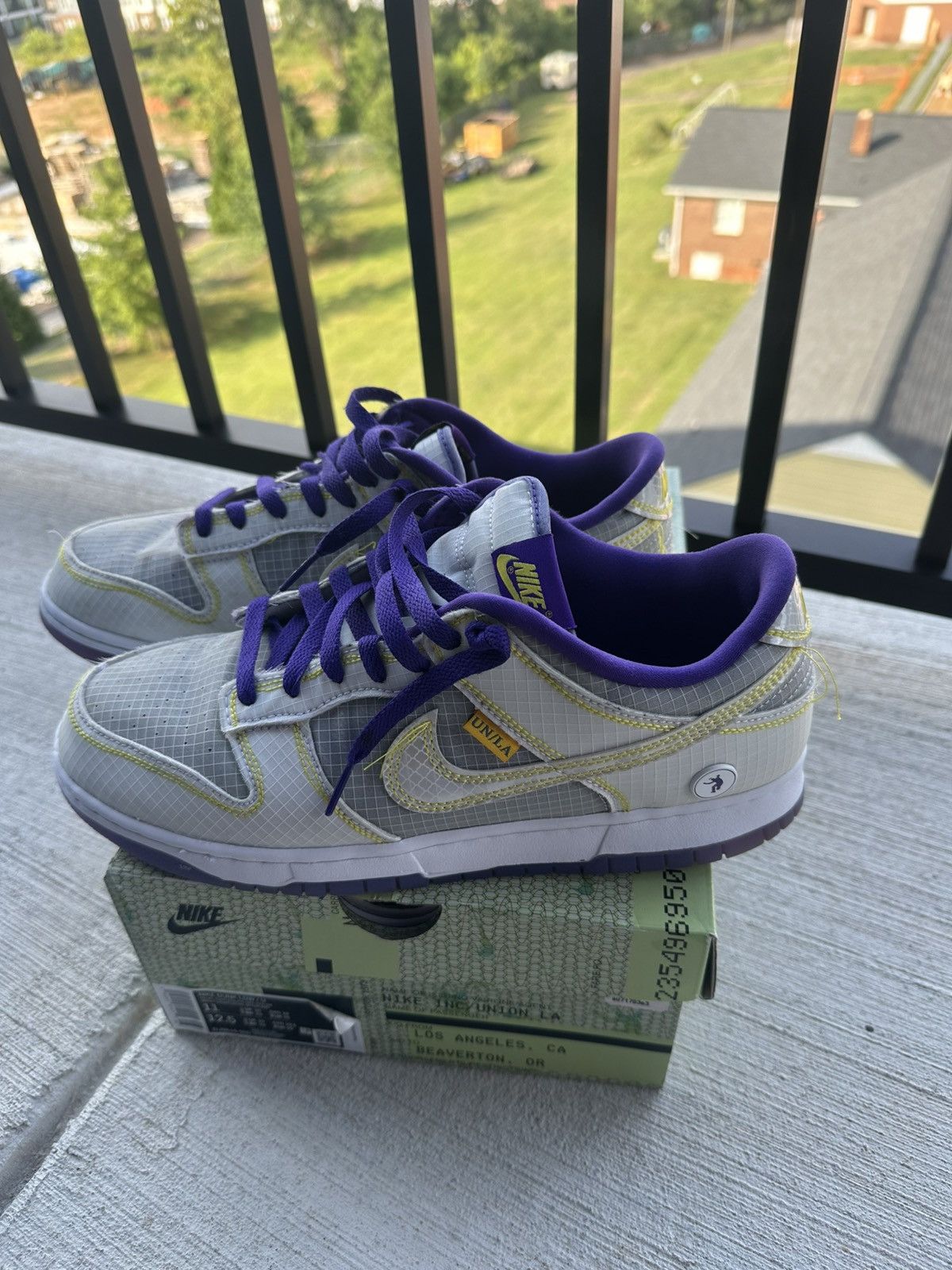 Nike Union x LA Dunk Low ‘Passport pack - court purple’ Size US 11 / EU 44 - 7 Thumbnail