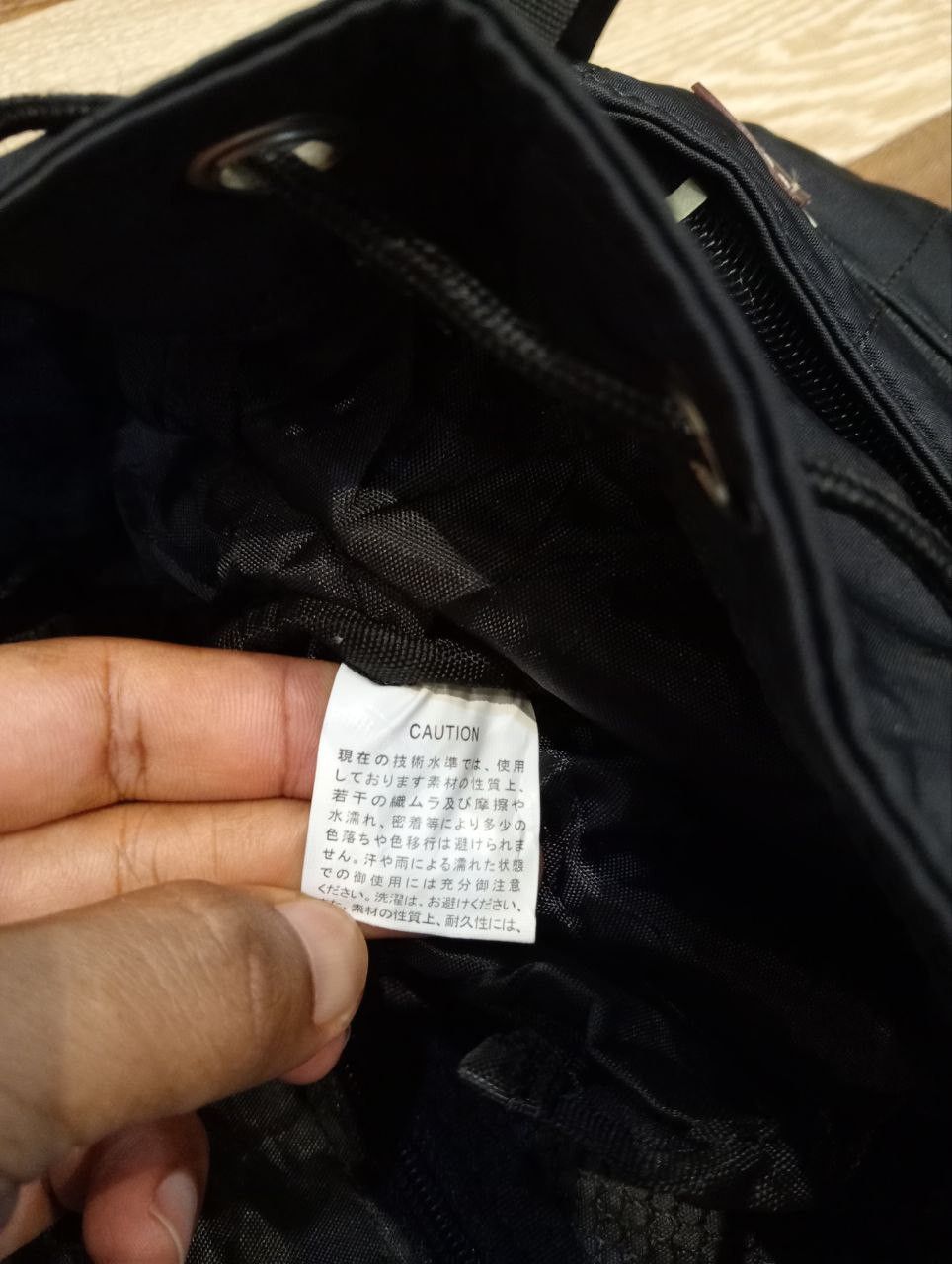Y's YOHJI YAMAMOTO SACSNY Y'SACCS BACKPACK - BLACK Size ONE SIZE - 11 Thumbnail