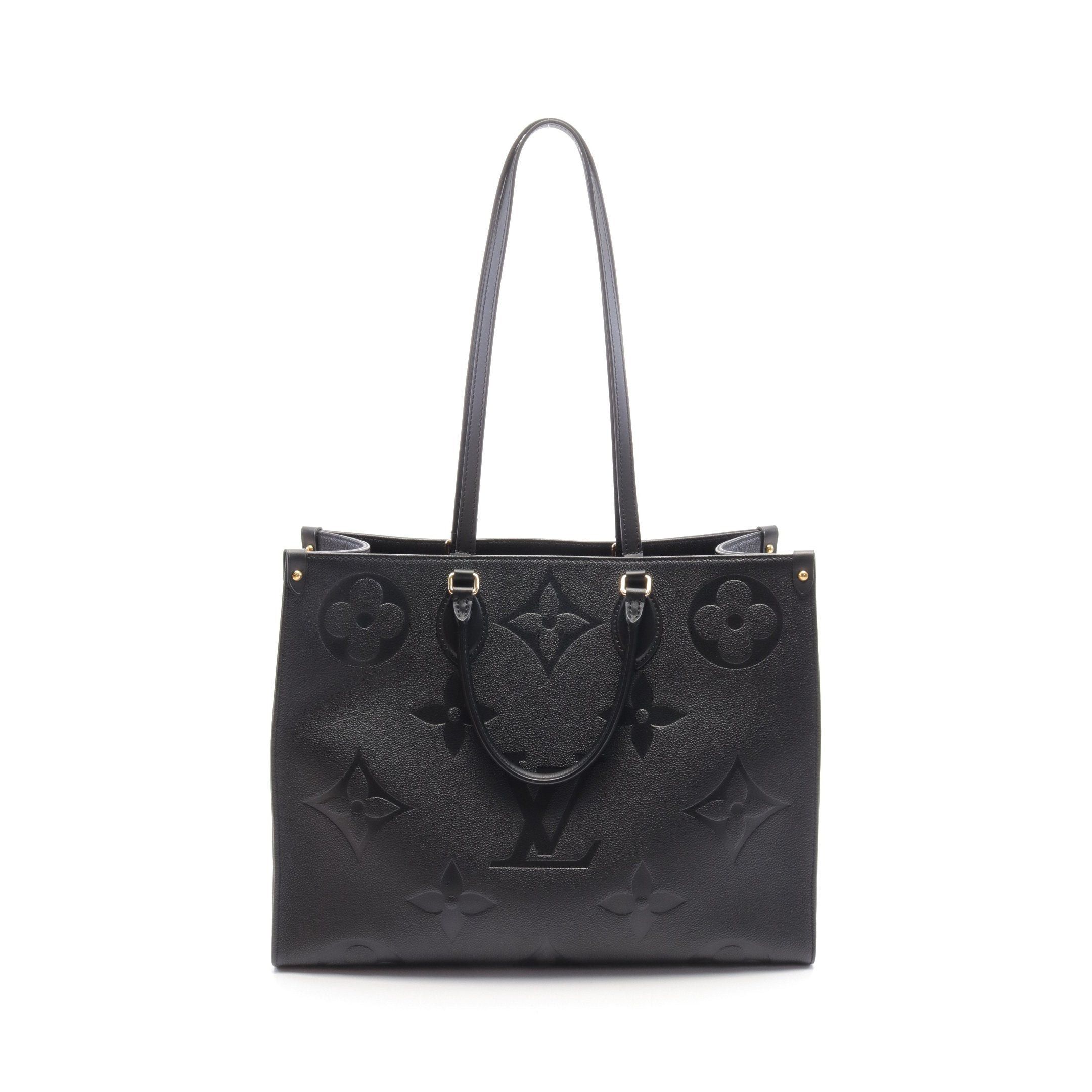 Louis Vuitton Louis Vuitton On-The-Go Gm Monogram Empreinte Noir Shoulder Bag Tote Leather Black Size ONE SIZE - 1 Thumbnail