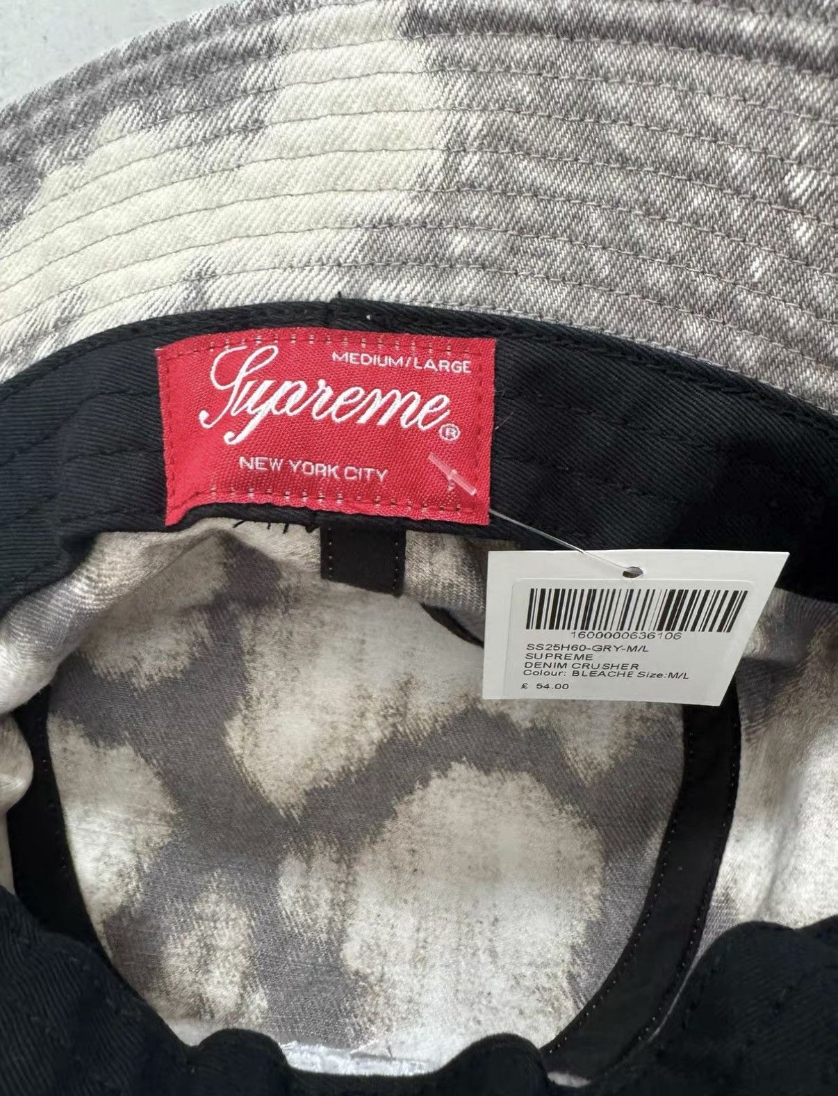 Supreme Supreme Denim Crusher Denim Fisherman Cap J34 Size ONE SIZE - 2 Thumbnail