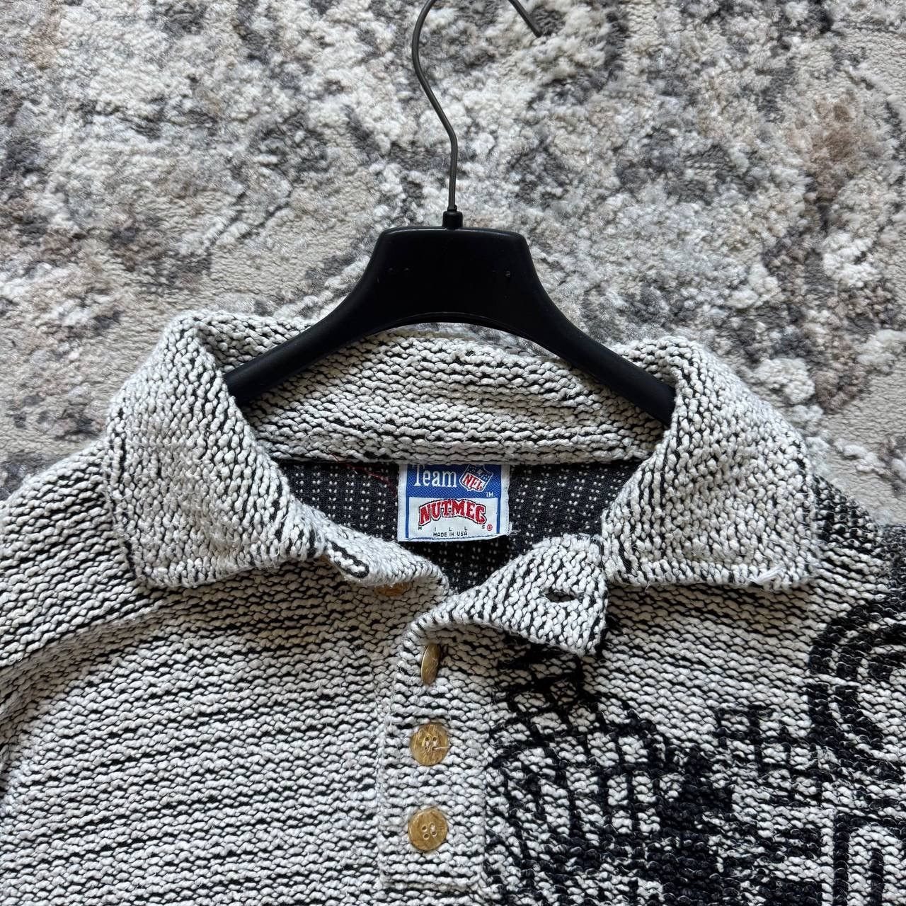 Nutmeg Vintage Nutmeg Mills NFL Heavy Knit Sweater Size Large Size US L / EU 52-54 / 3 - 7 Thumbnail