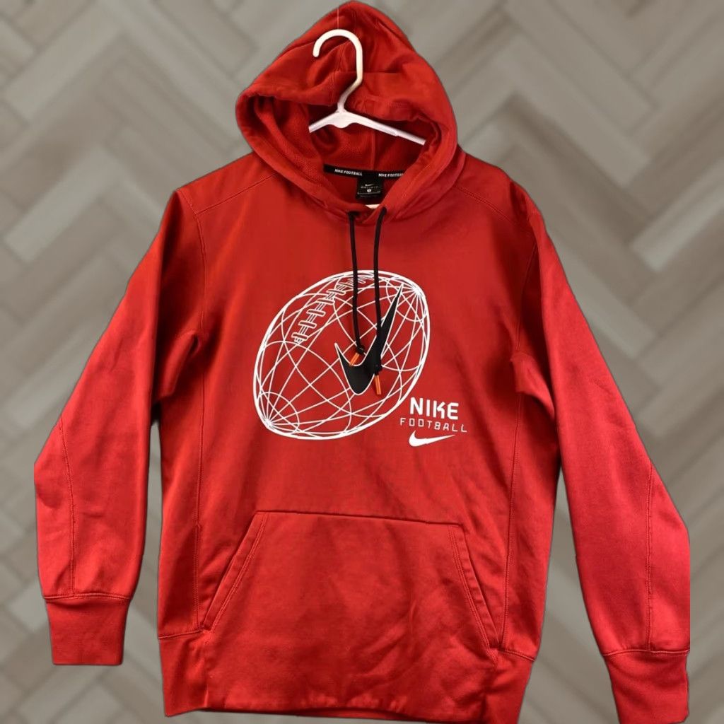 Nike Nike Sportswear S Small Club Fleece Graphic Pullover Hoodie Red Men's /87-25 Size US S / EU 44-46 / 1 - 1 Thumbnail