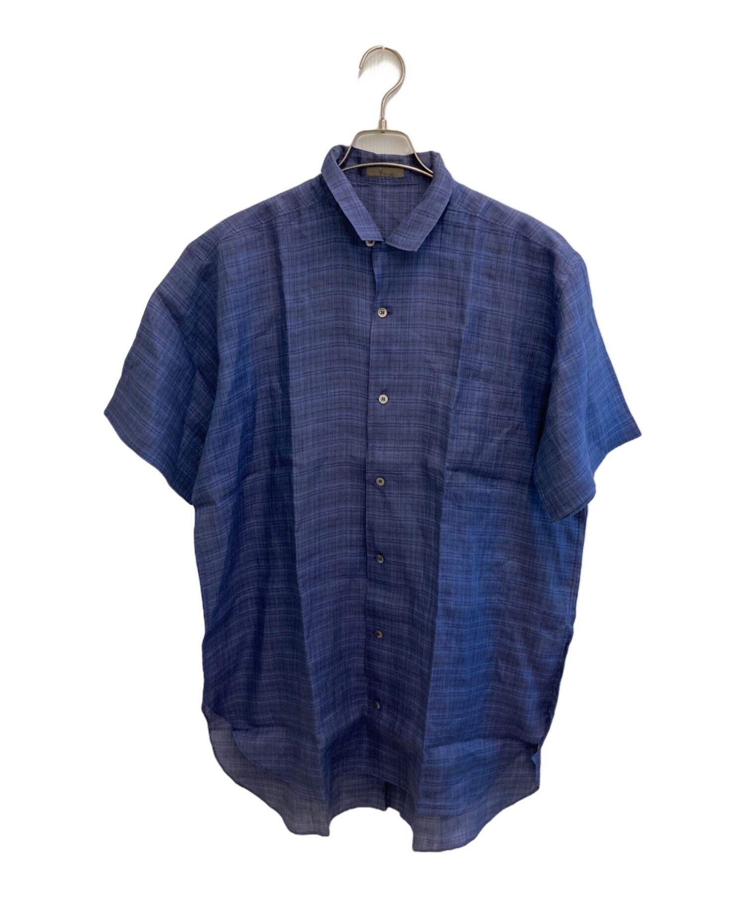 Yohji Yamamoto Checkered Linen Shirt Size US XL / EU 56 / 4 - 1 Thumbnail