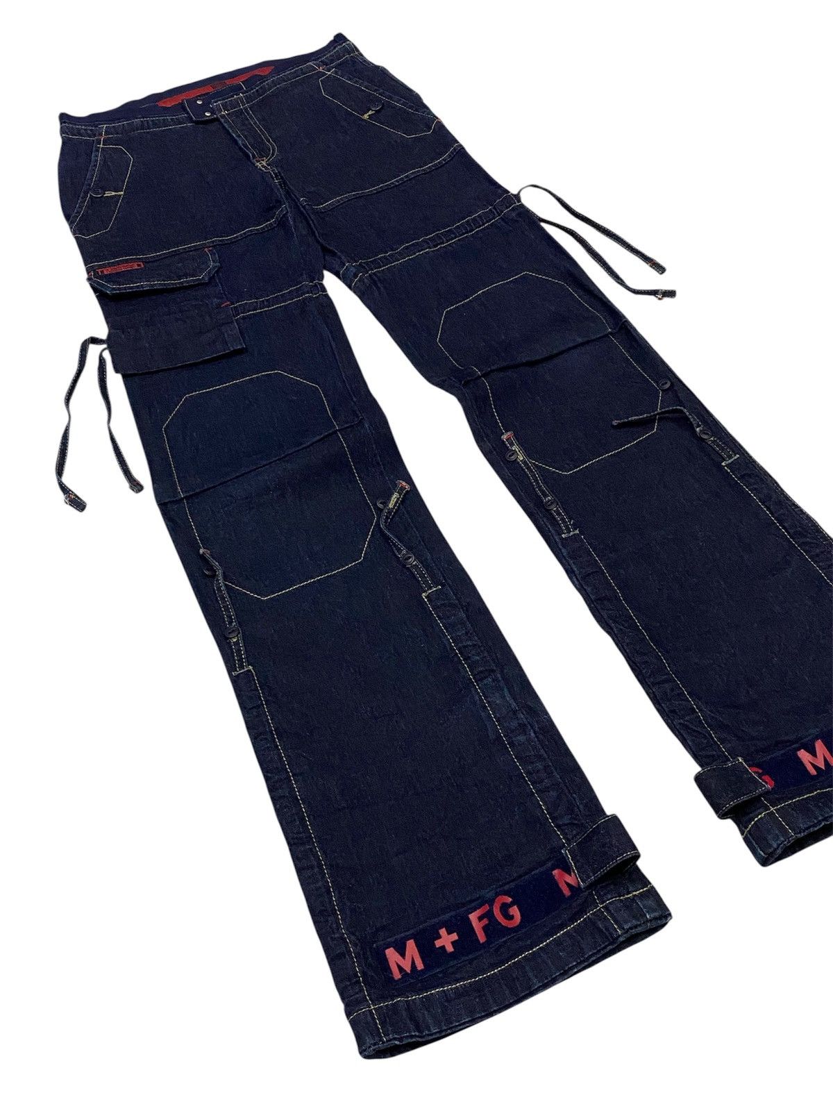 Marithe + Francois Girbaud Marithe Francois Girbaud Wide Leg Jeans Size 26" / US 2 / IT 38 - 19 Thumbnail