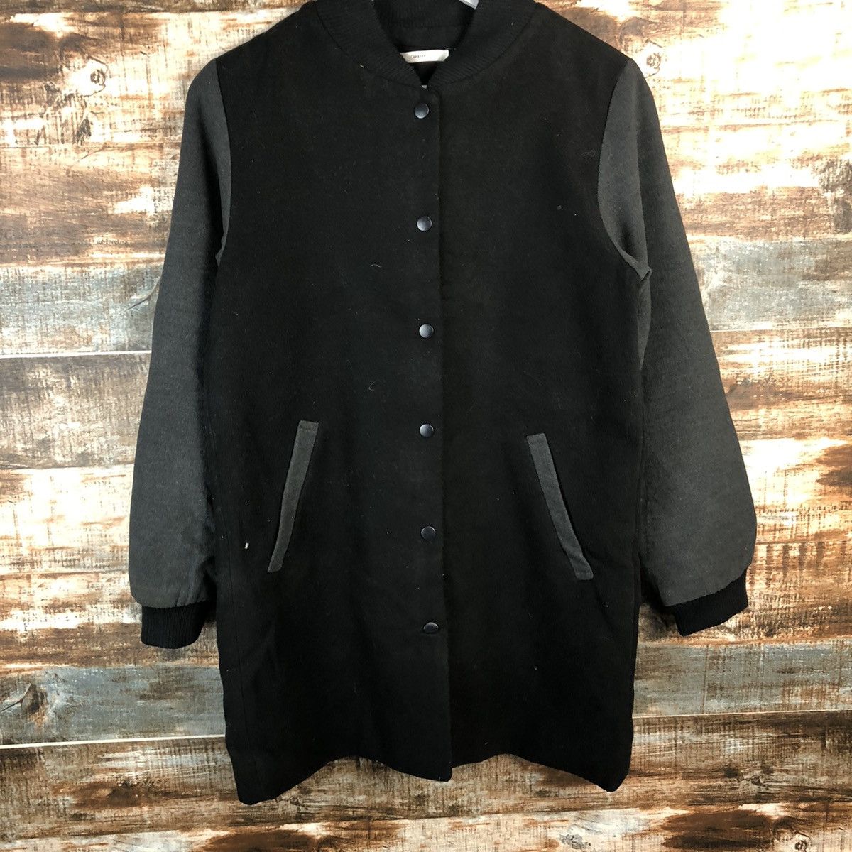 Ciaopanic Ciao Panic Black Long Bombers Jacket #A1307 Size S / US 4 / IT 40 - 3 Thumbnail