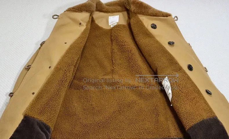 Visvim Big Sky Wool Fur Lined Coat.