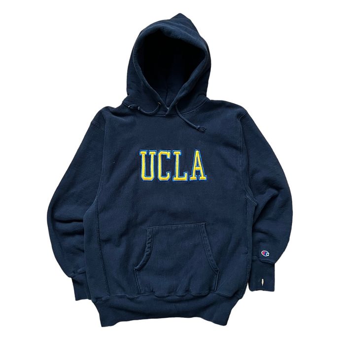 Vintage Vintage 90s UCLA Bruins Champion Reverse Weave Navy Hoodie