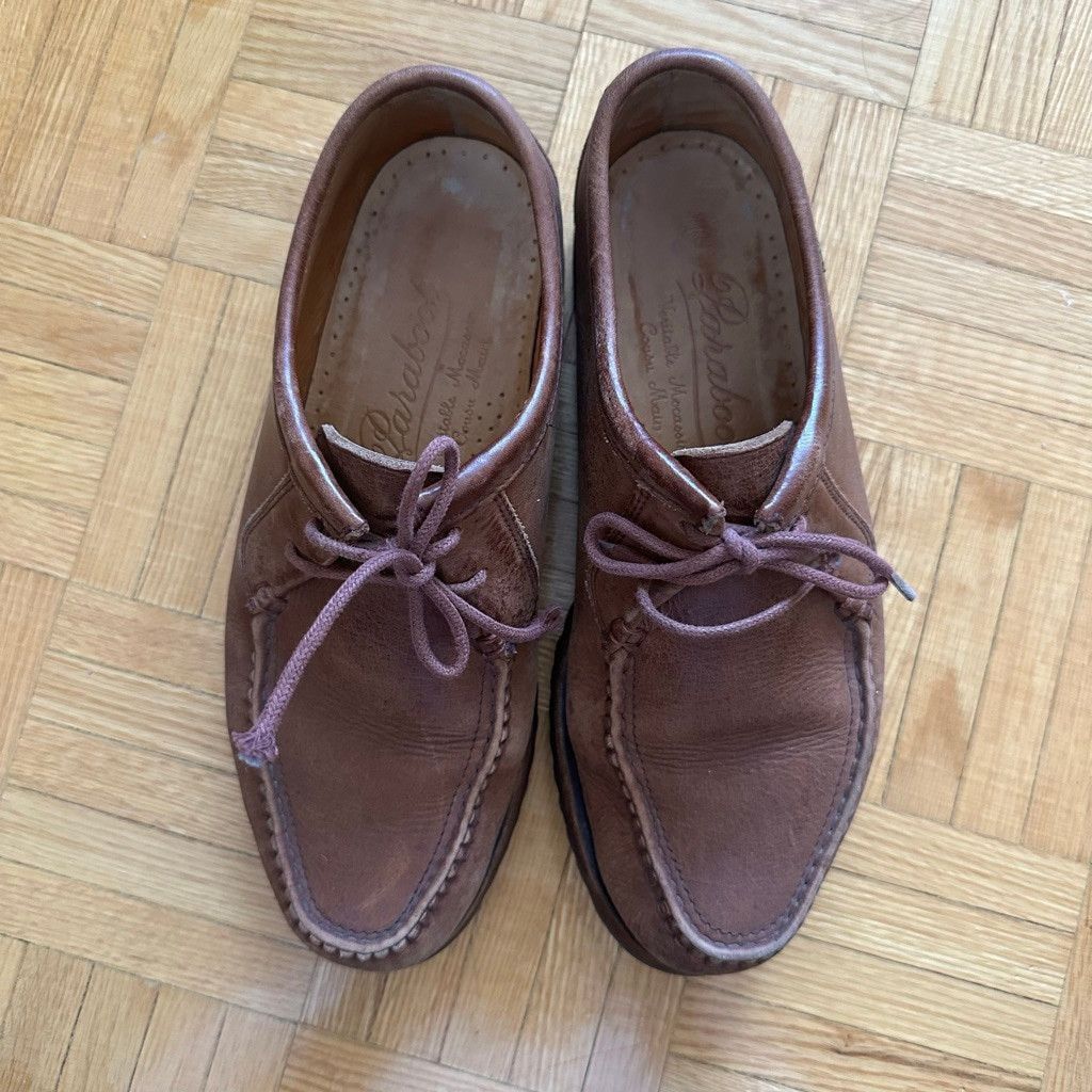Paraboot Vintage Paraboot Tyrolean Brown Leather Derby UK 7 US 8 Size US 8 / EU 41 - 5 Thumbnail