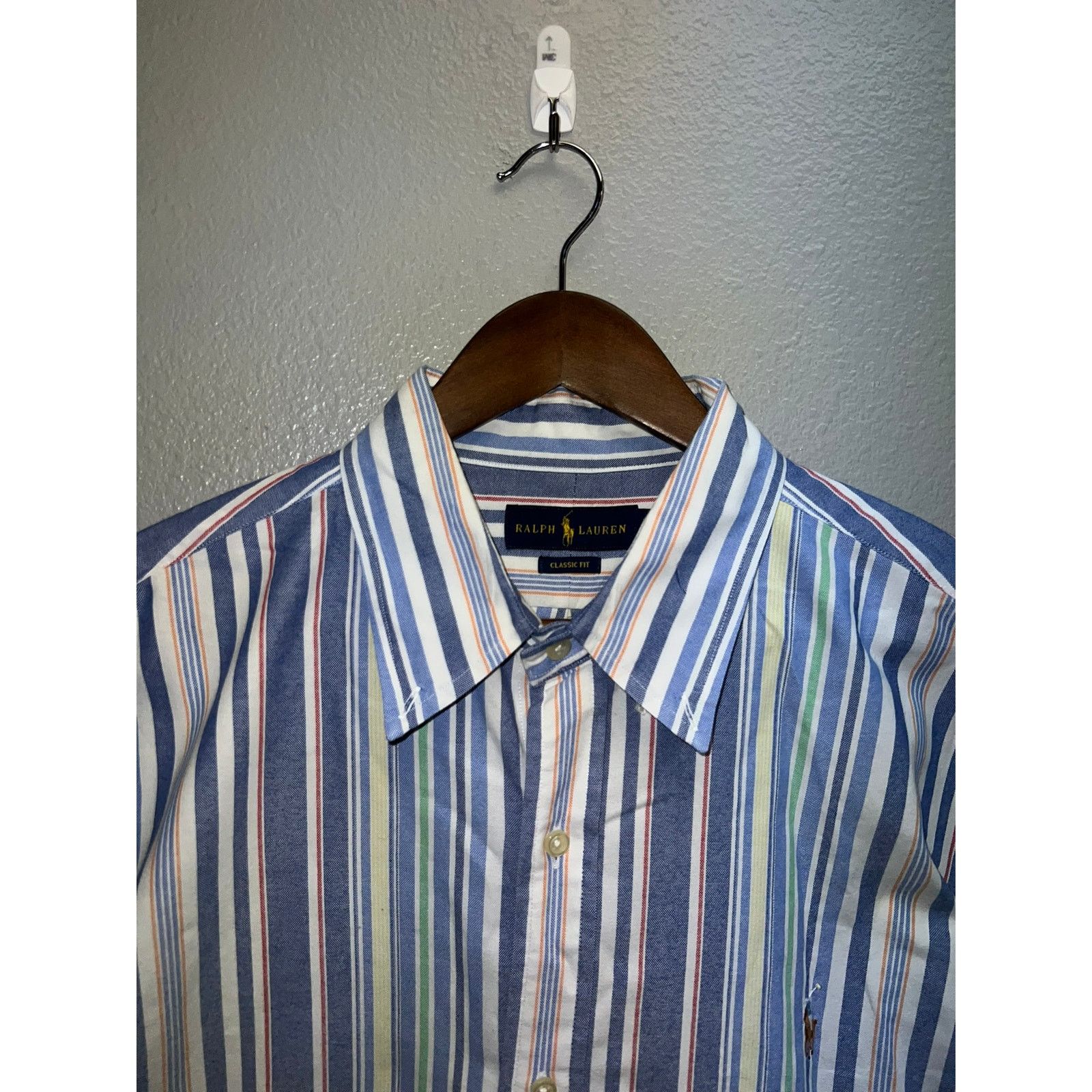 Polo Ralph Lauren Polo Ralph Lauren Button Up Shirt Pony Oxford Stripe PRL XL Size US XL / EU 56 / 4 - 6 Thumbnail