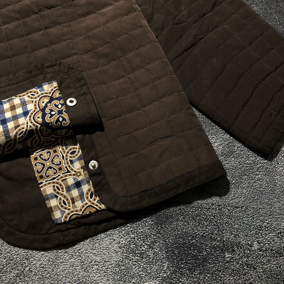 Aquascutum Aquascutum inner Iconic Pattern silk quilted jacket Size US M / EU 48-50 / 2 - 9 Thumbnail