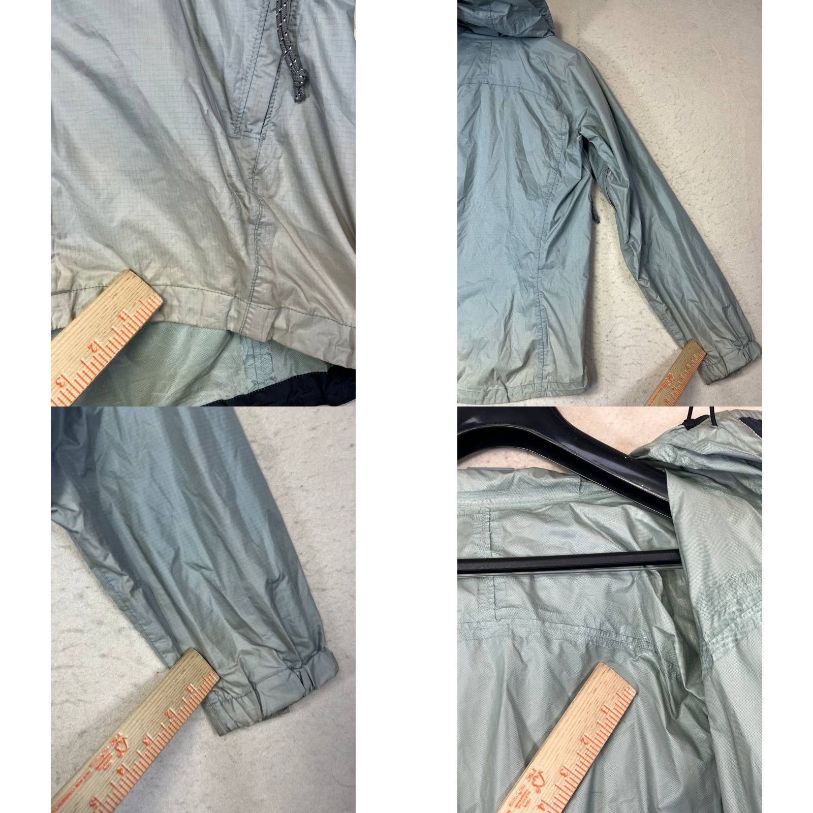 Patagonia VINTAGE Patagonia Rain Jacket Gray Full Zip Outdoor Women's Medium See All Pics Size M / US 6-8 / IT 42-44 - 10 Thumbnail
