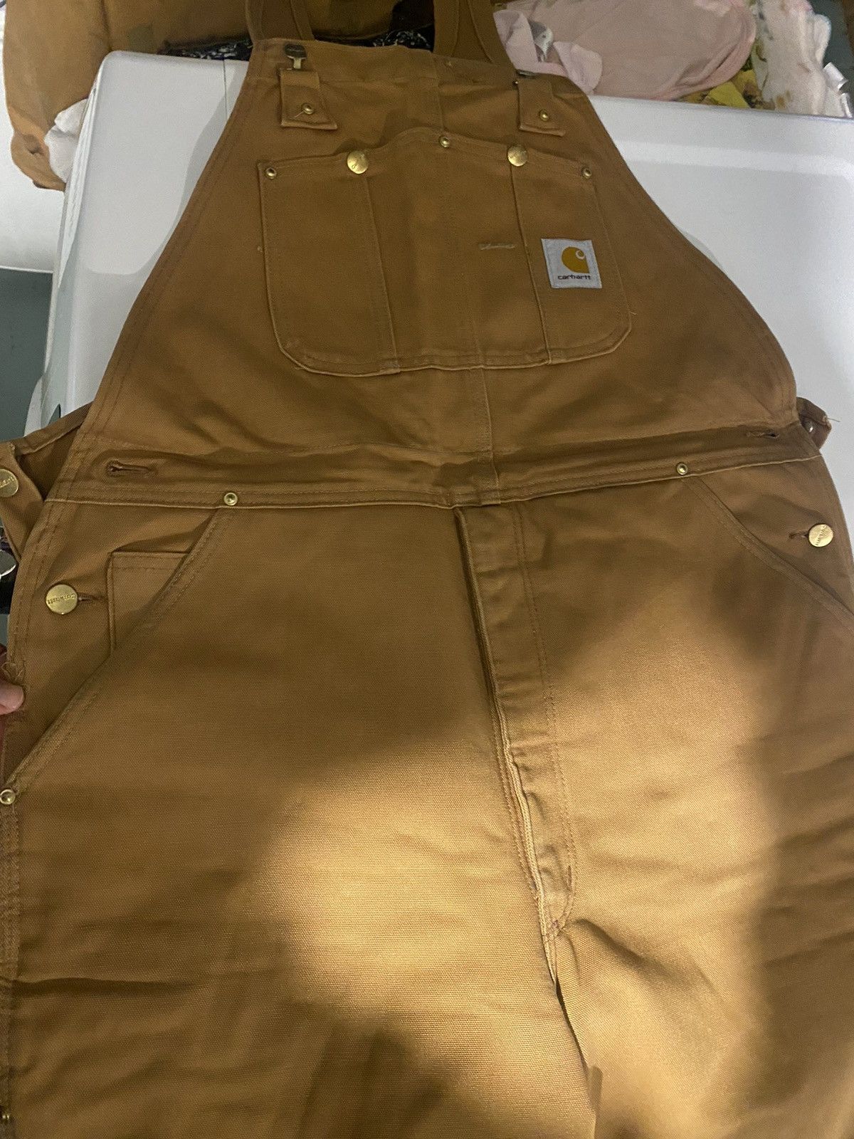 Carhartt 2011 Brown Carhartt Overalls Size US 40 / EU 56 - 2 Thumbnail