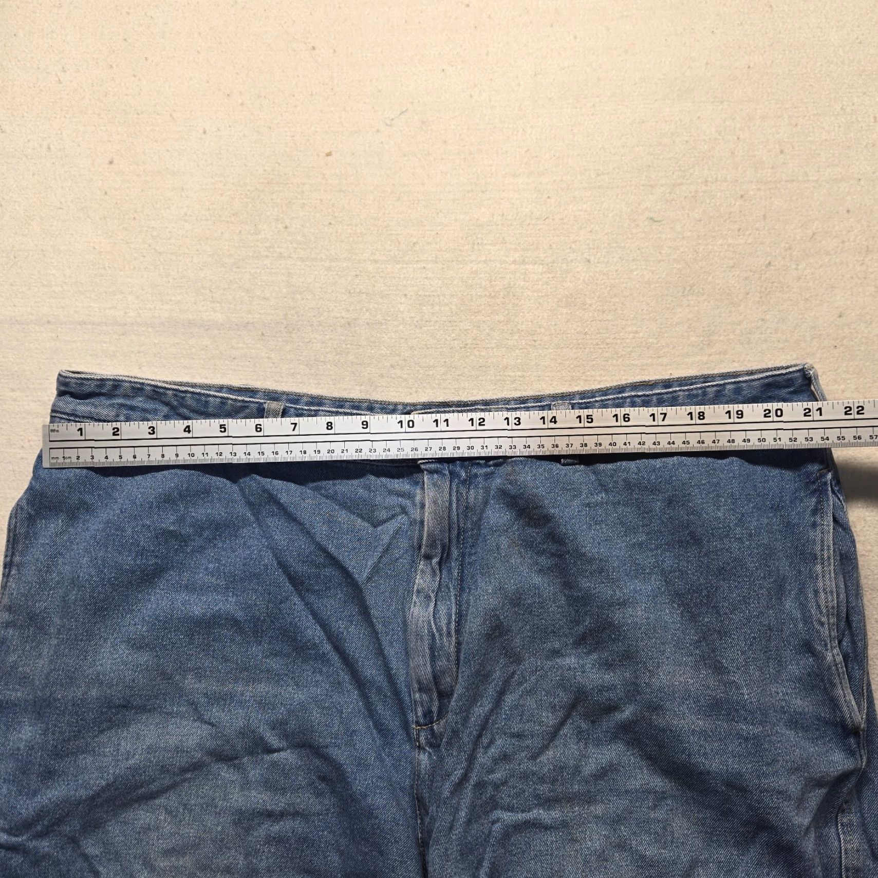 Denime Saddlebred Blue Denim Jean Shorts Adult Men Size 44 Blue Jeans Saddlebred Jeans Shorts Mens 44 Denim Size US 44 / EU 60 - 3 Thumbnail