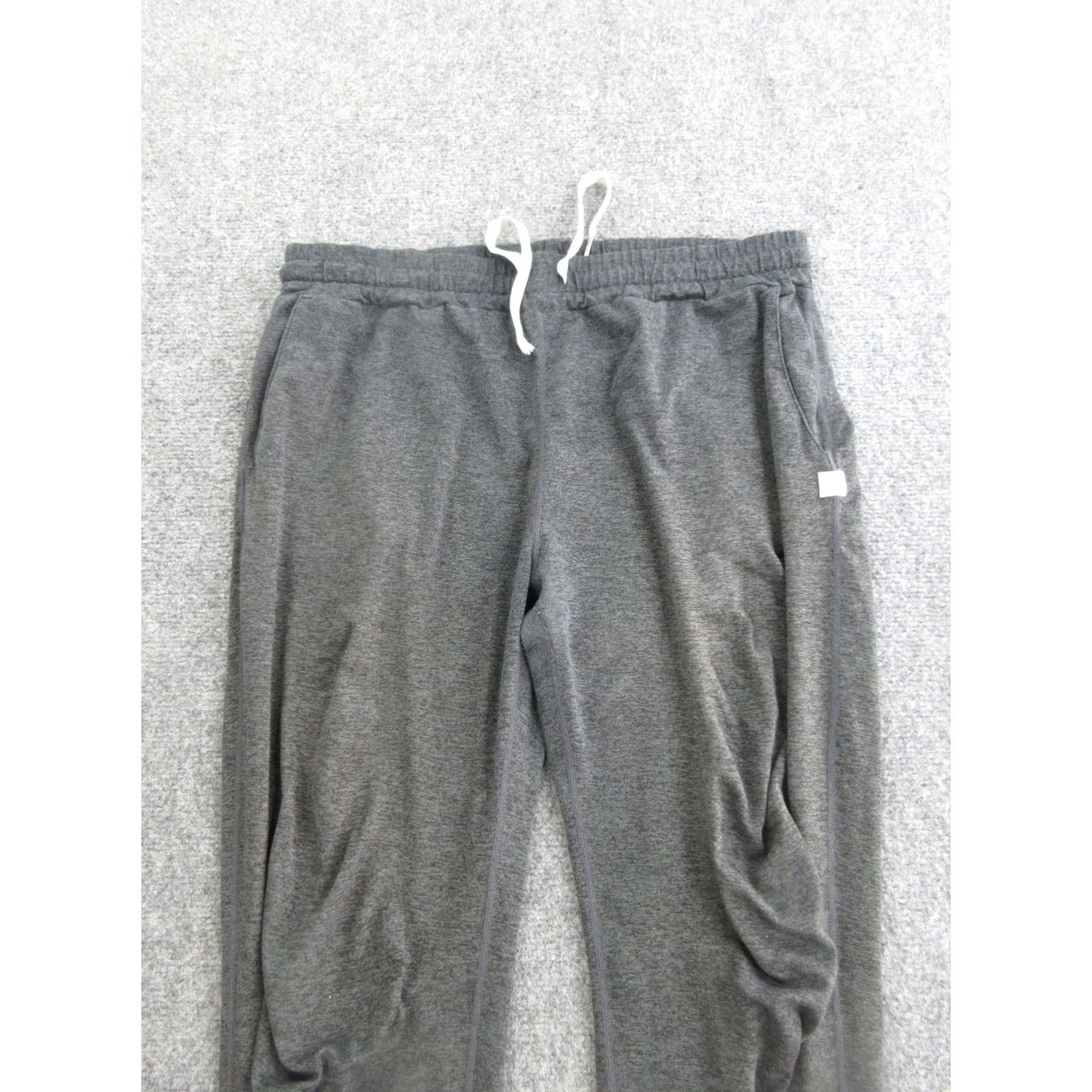 Vuori Vuori Mens Medium Gray Jogger Sweatpants Elastic Waist Pockets Tapered Leg Jersey Lounge Activewear Pants Size US 31 - 6 Thumbnail