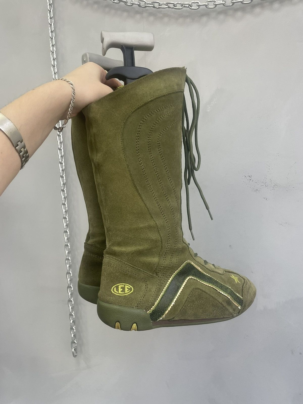 Lee If six was nine style leather moto boots Lee man 41 suede Size US 8 / EU 41 - 4 Thumbnail
