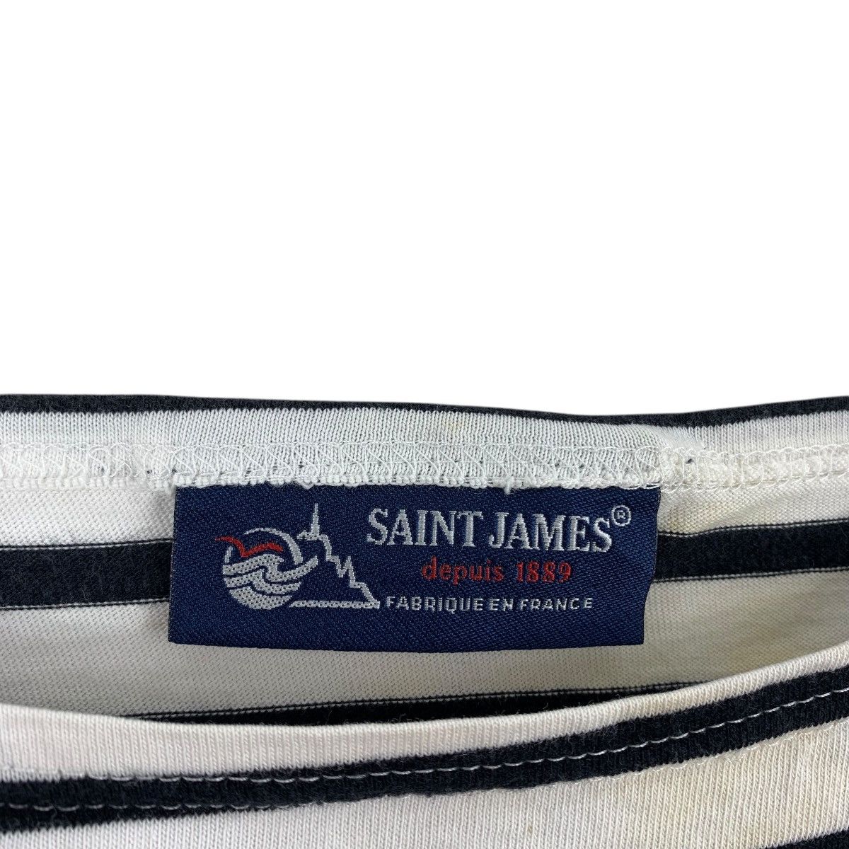 Saint James SAINT JAMES Depuis 1889 FRANCE Stripes Short Sleeve Tshirt Size US S / EU 44-46 / 1 - 5 Thumbnail