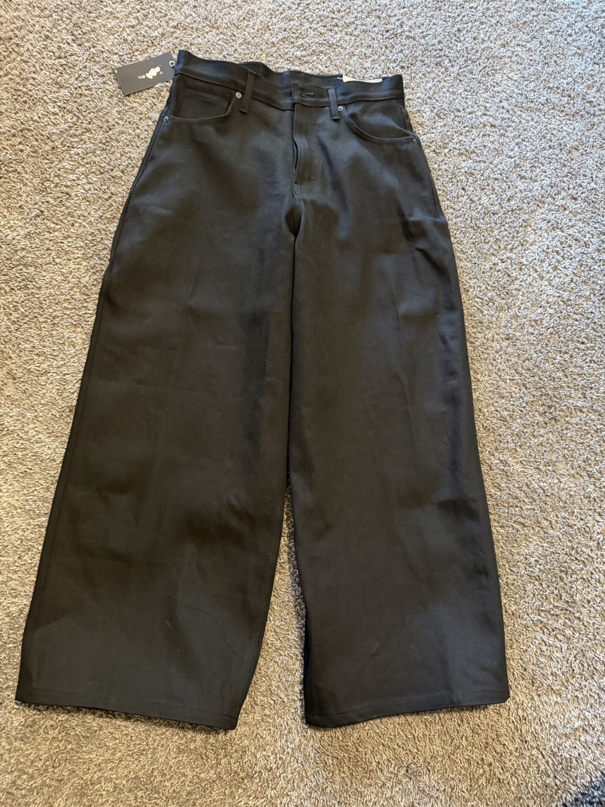 K-Two Studios KTWO Studios 14.5 oz wide black selvedge denim Size US 31 - 1 Thumbnail