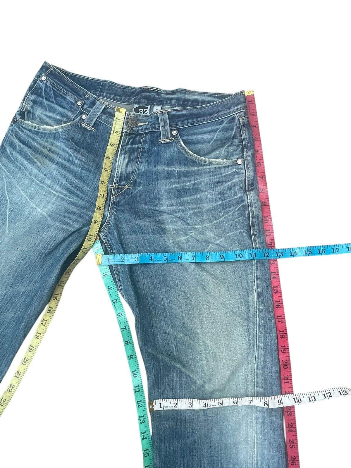 Levi's × Vintage Vintage Levis Engineered Distresed Denim Size US 33 - 17 Thumbnail