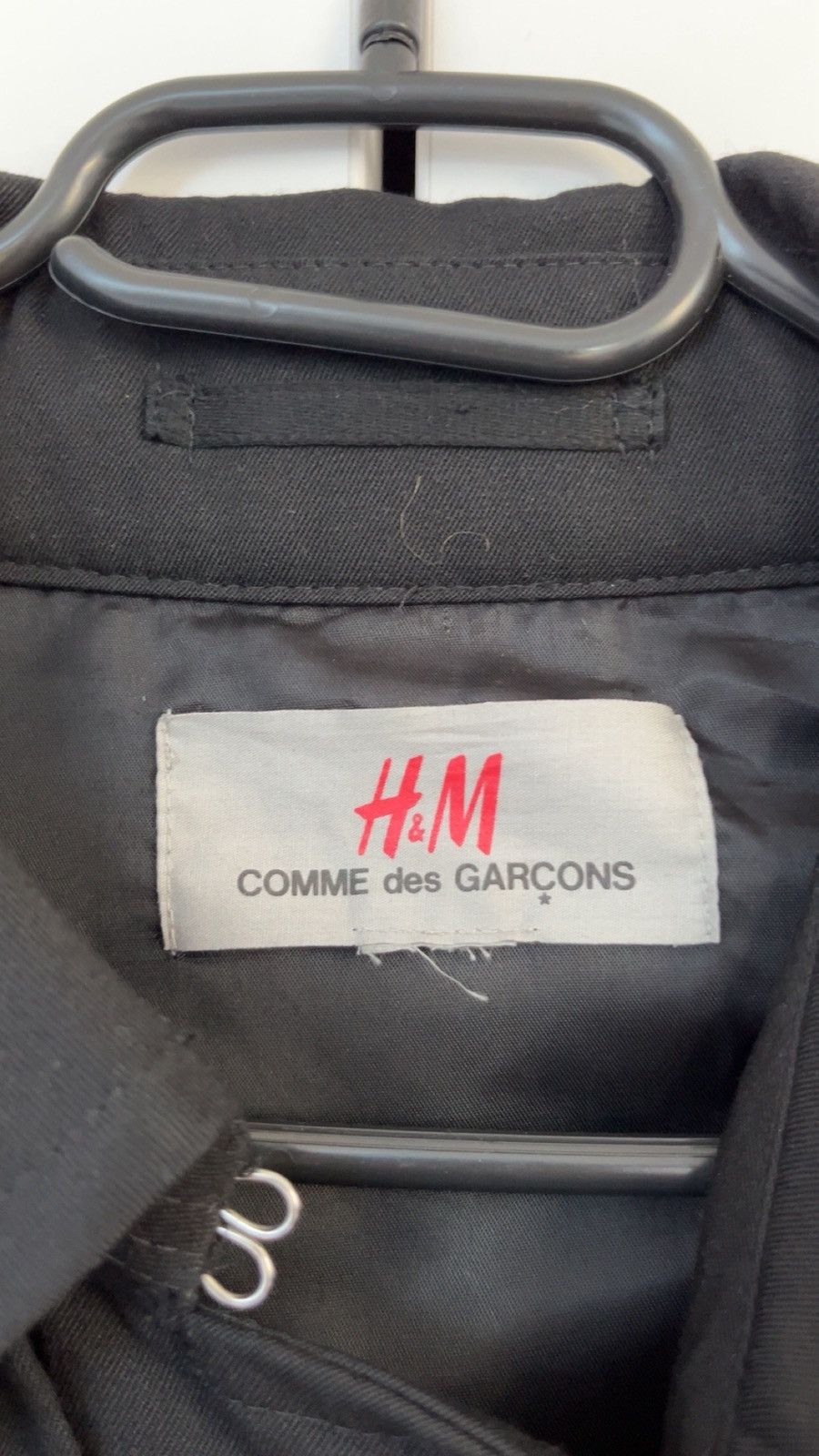 Comme des Garcons × H&M 2008 H&M x Comme des Garçons Wool Trench Coat Rei Kawakubo Size S / US 4 / IT 40 - 6 Thumbnail
