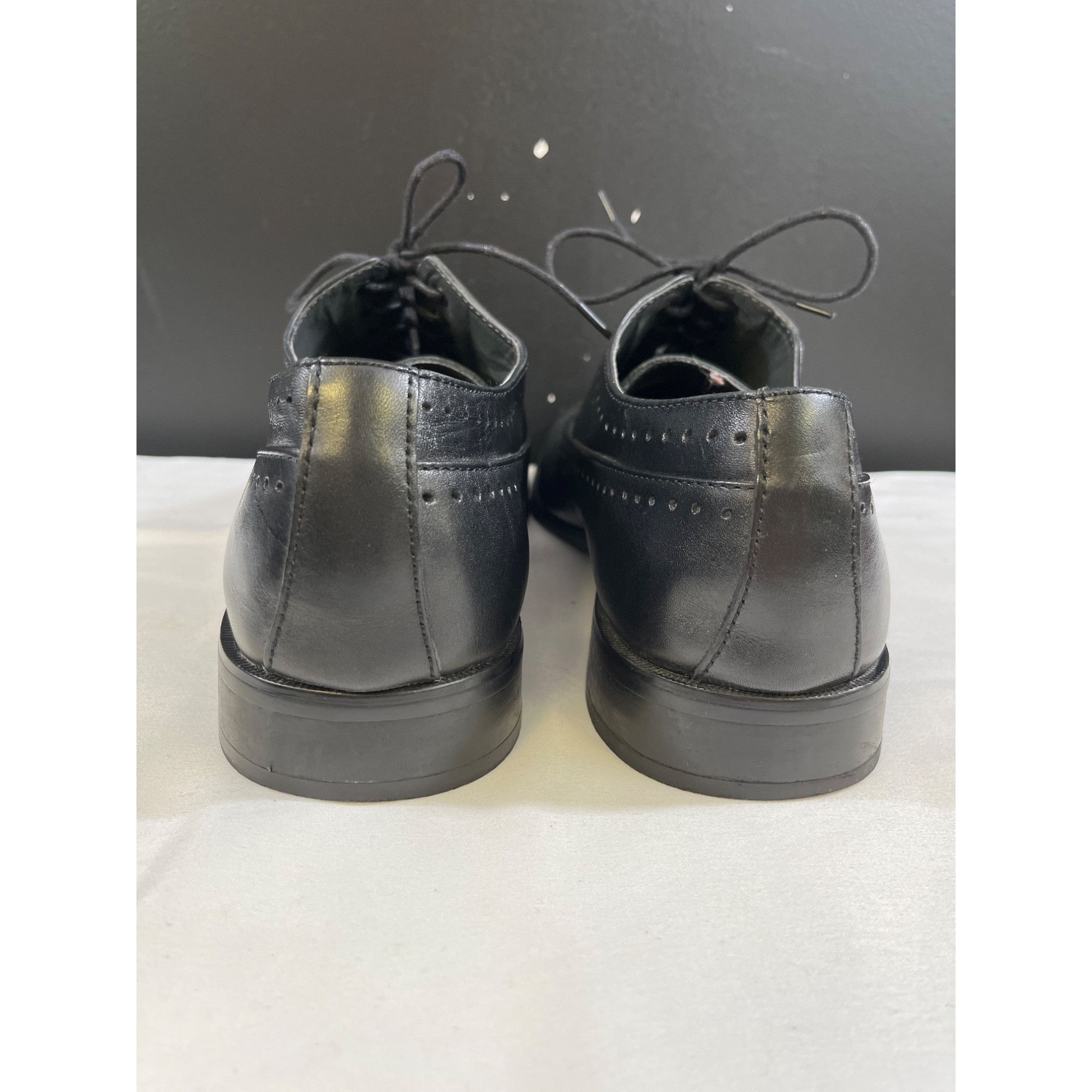 Calvin Klein Calvin Klein Glover Mens Black Oxfords Dress Shoes Size 10.5 Size US 10.5 / EU 43-44 - 4 Thumbnail