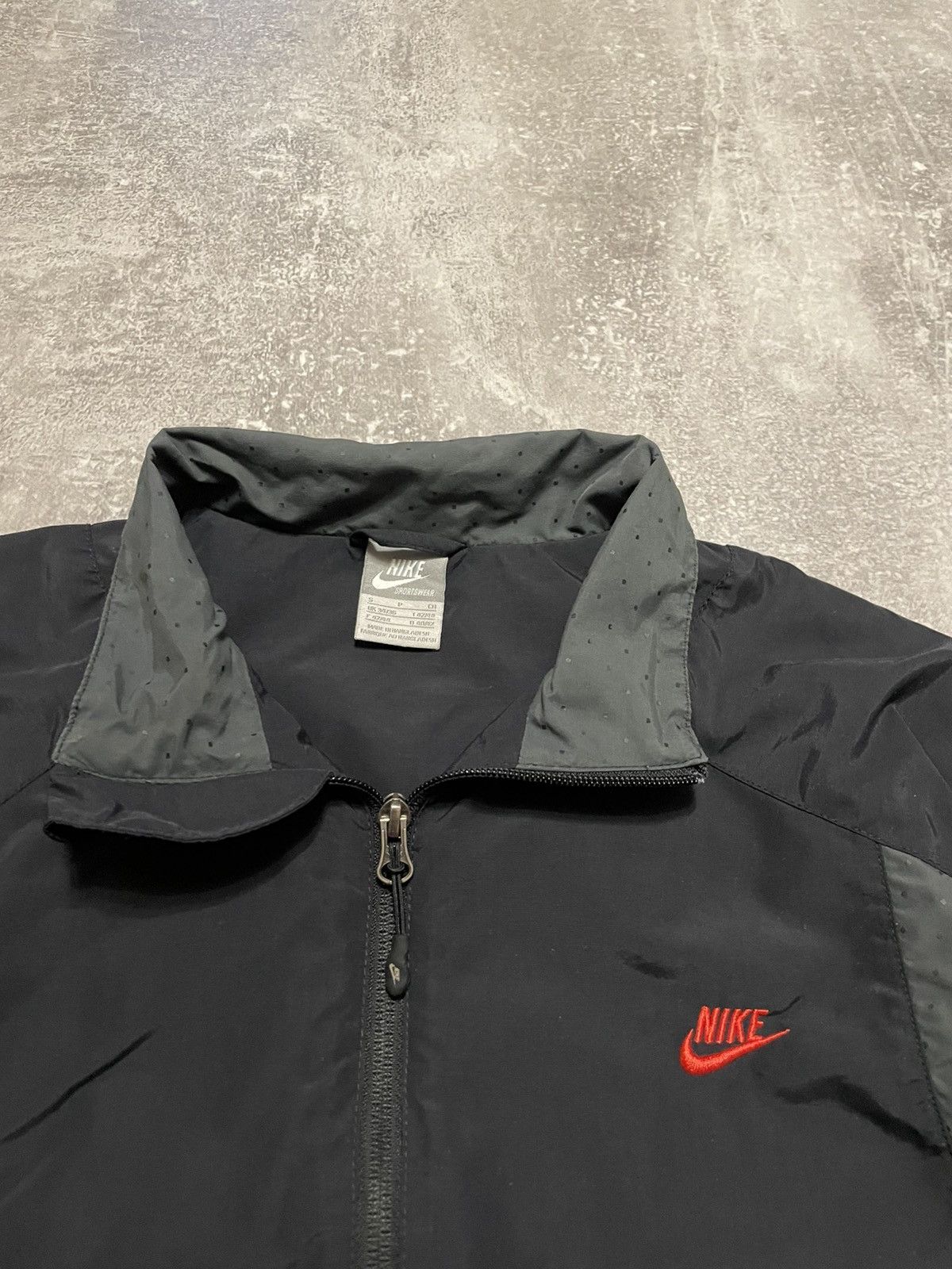 Nike × Vintage Vintage Nike Nylon Track Jacket Drill Size S Size US S / EU 44-46 / 1 - 7 Thumbnail