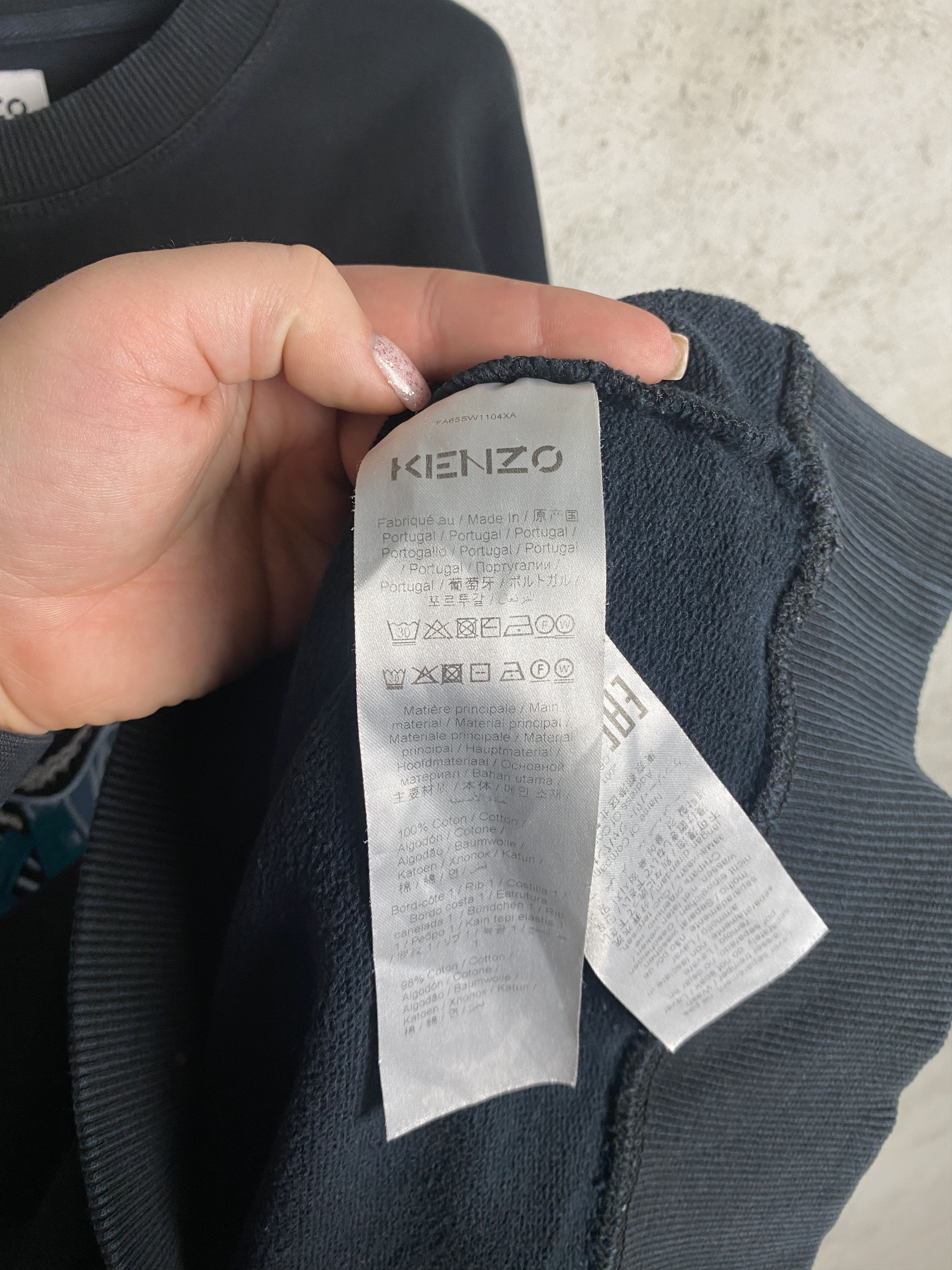 Kenzo Kenzo crewneck sweatshirt big logo embroidered tiger Size US XXL / EU 58 / 5 - 4 Thumbnail