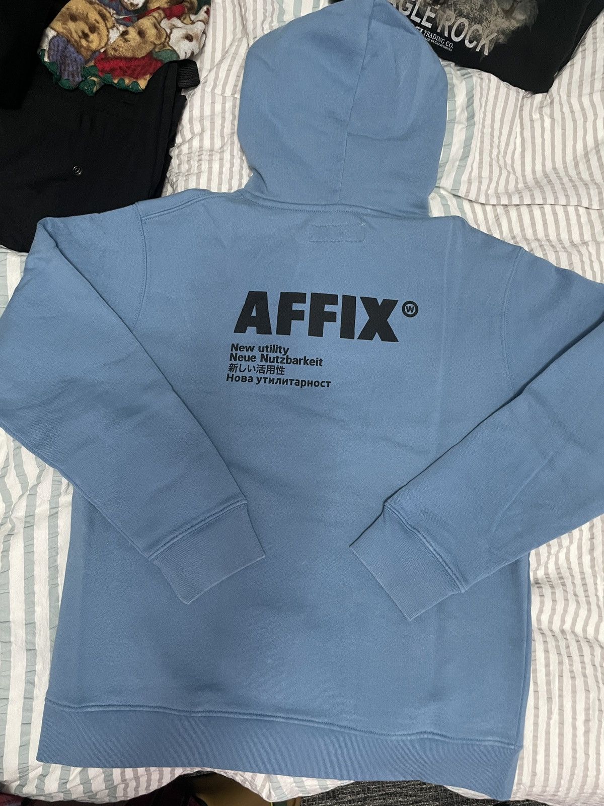AFFXWRKS AFFIX New Utility Hoodie in Light Blue Size US M / EU 48-50 / 2 - 4 Thumbnail