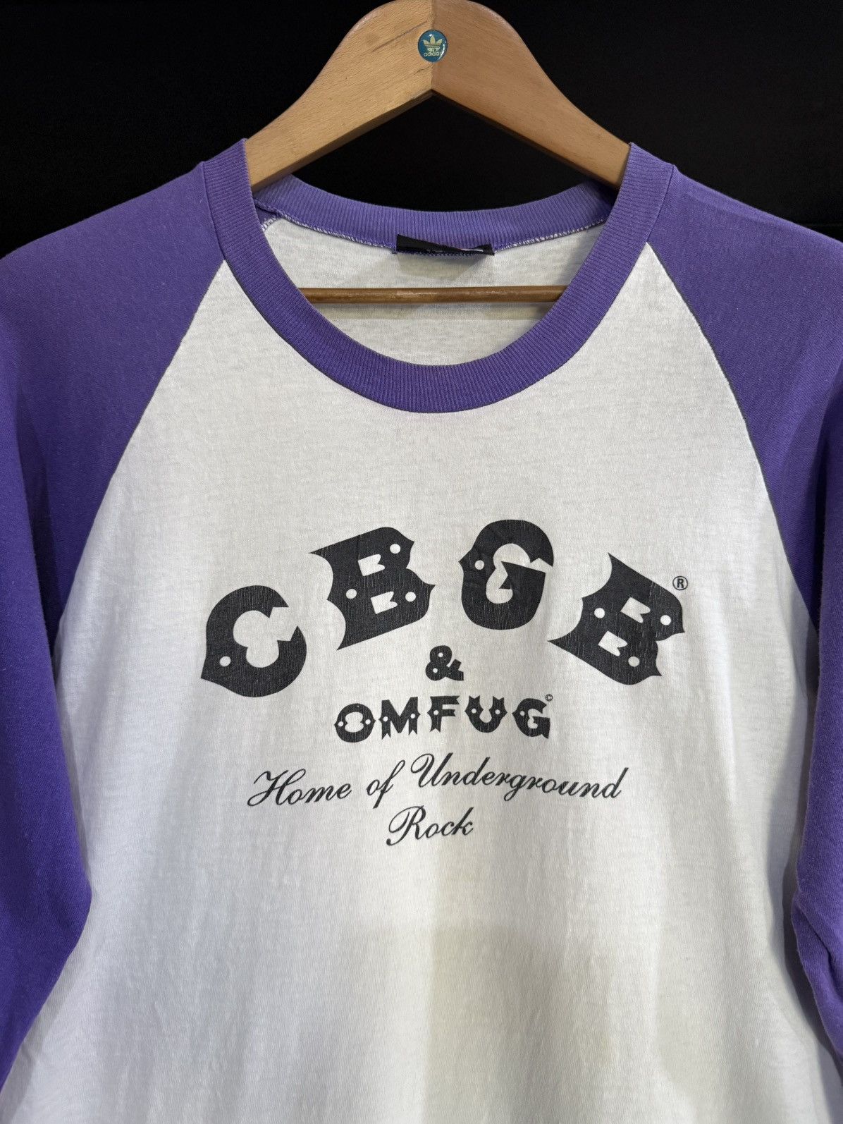 Band Tees Vintage 3Q CBGB & OMFUG Home Of Underground Rock Faded Tee Size US L / EU 52-54 / 3 - 2 Thumbnail
