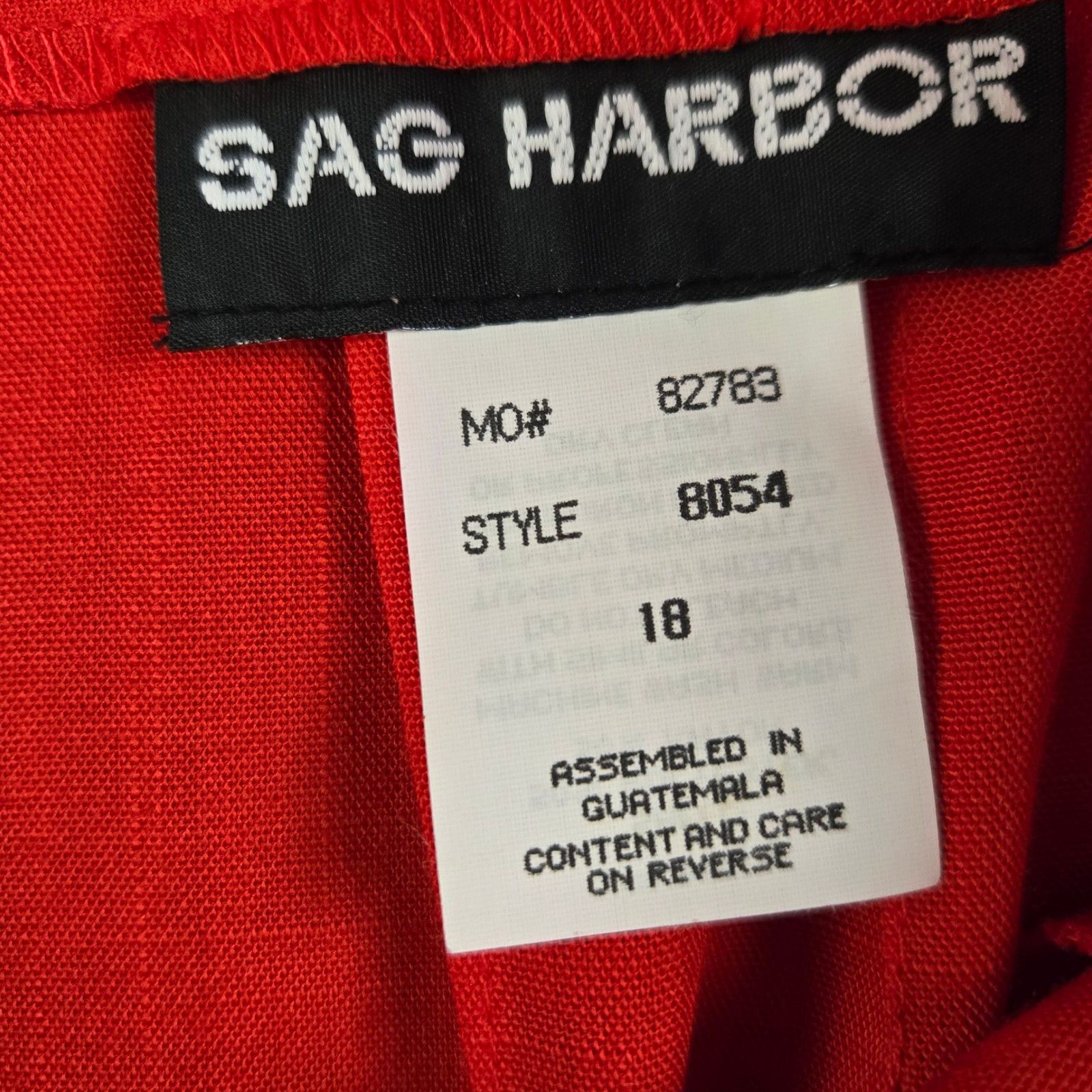 Vintage Vintage Red Pleated Front Career Skirt Size 14 Size 36" / US 14 / IT 50 - 7 Thumbnail