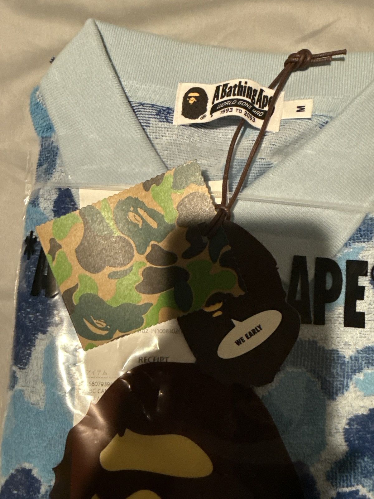 Bape a bathing ape abc camo pile jacquard polo blue relaxed fit Size US M / EU 48-50 / 2 - 4 Thumbnail
