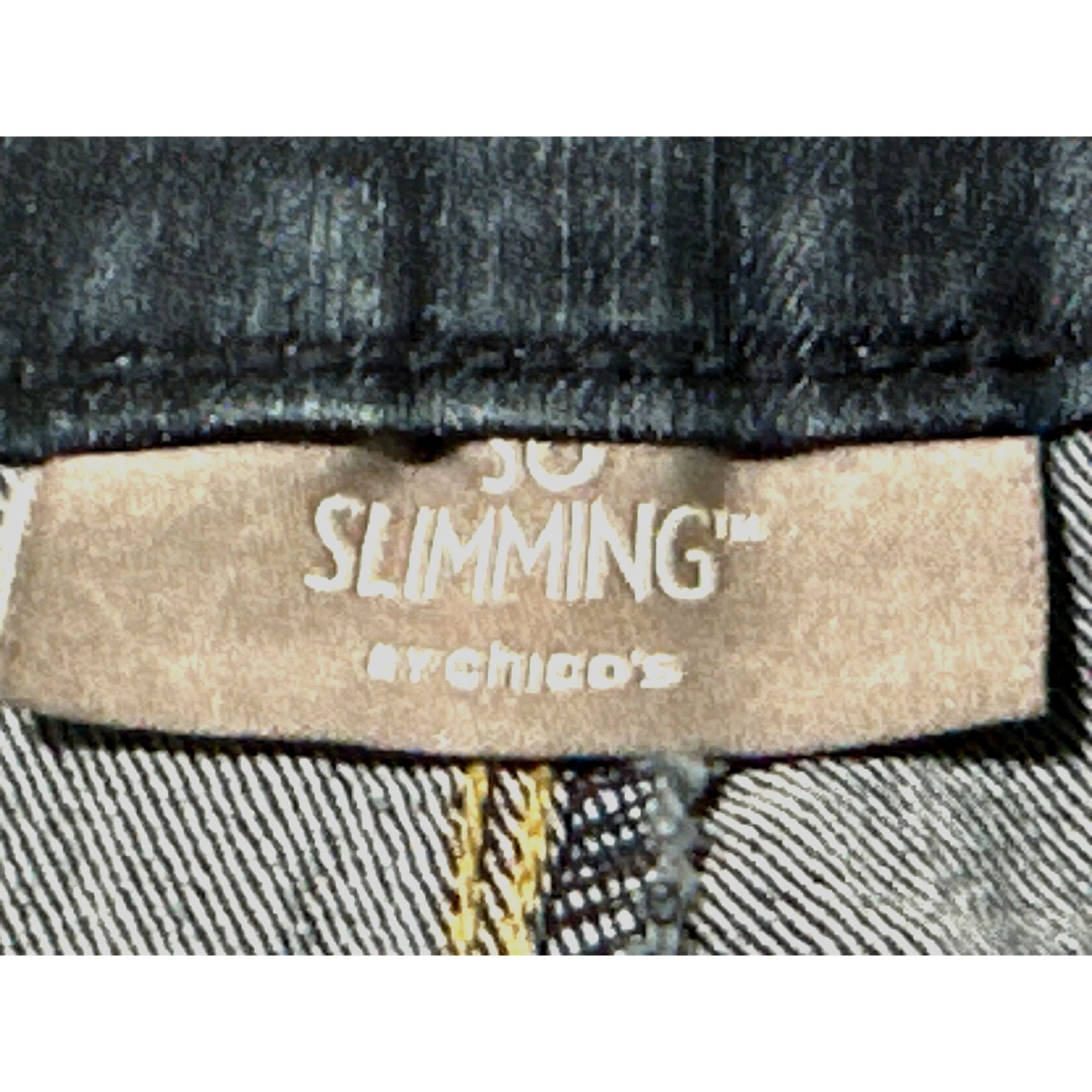 Chicos Chicos So Slimming Womens Straight Leg Premium Denim Blue Je Size 36" / US 14 / IT 50 - 3 Thumbnail