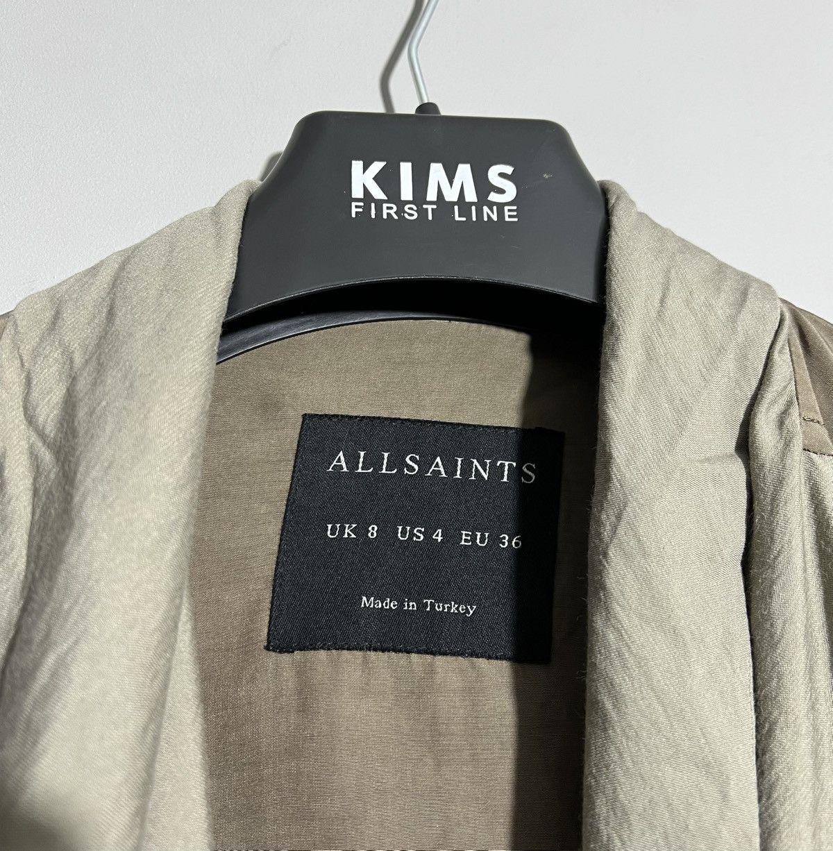 Allsaints Allsaints Kwar Gray Light Jacket Size S / US 4 / IT 40 - 6 Thumbnail