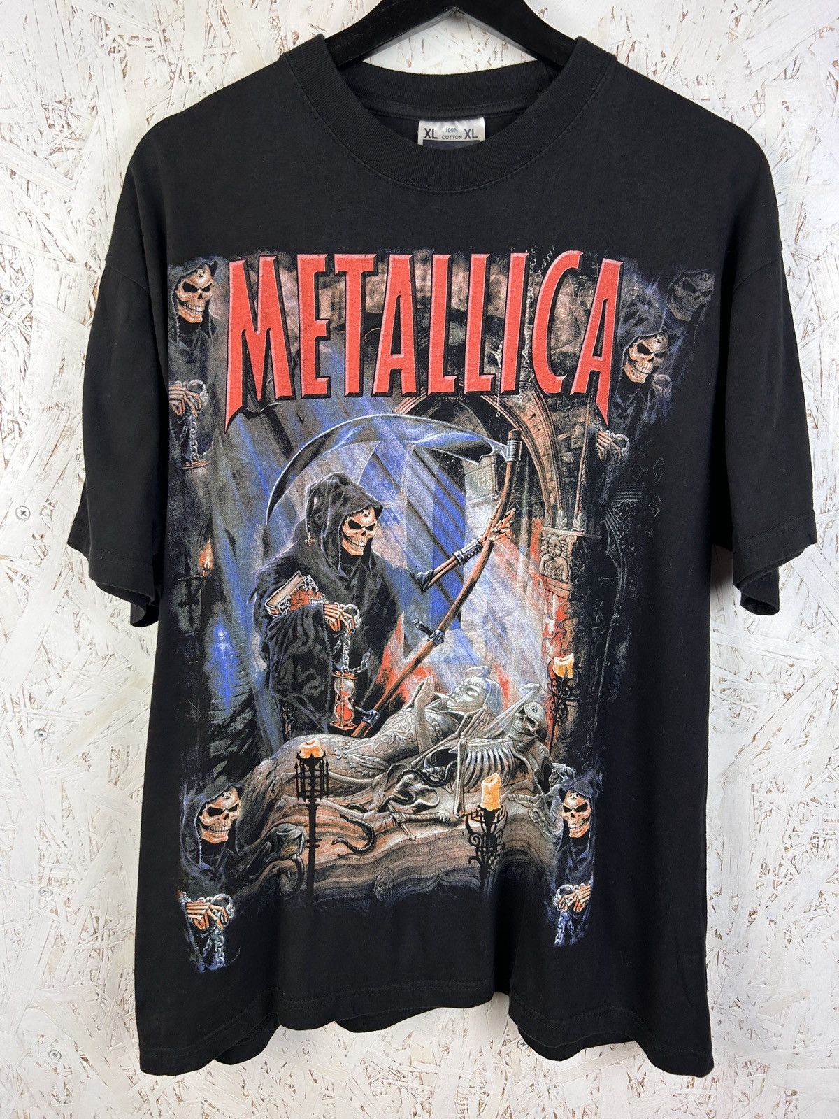 Band Tees × Metallica × Vintage 90s Vintage Metallica Reaper Load 