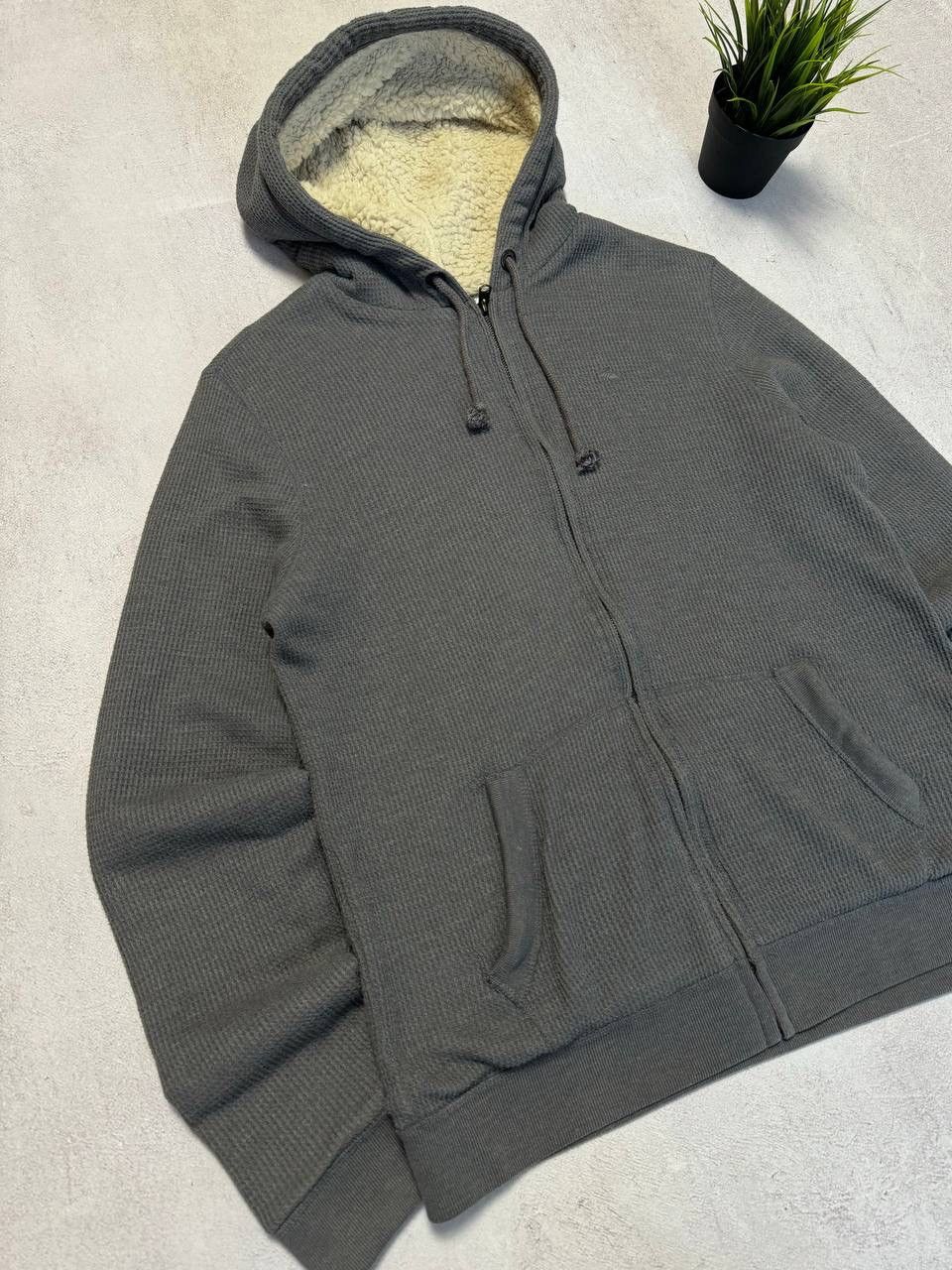 Abercrombie & Fitch Vintage Abercrombie Fitch Fur Jacket Hoodie Y2K 90s Size US M / EU 48-50 / 2 - 3 Thumbnail