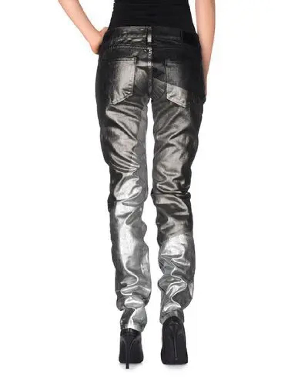 Diesel Diesel Silvered cotton boyfriend jeans Sz25 Ret$699 Size 25" / US 0 / IT 36 - 2 Thumbnail