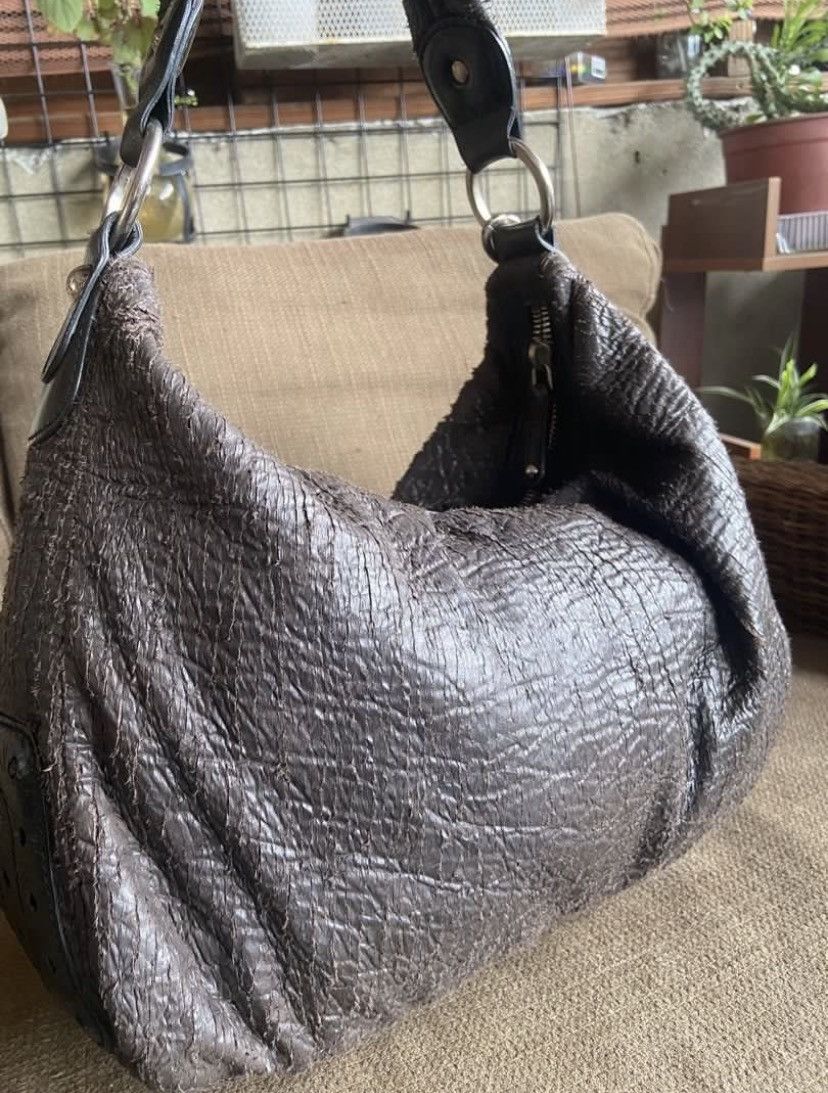 Tod's Authentic Tod's Vintage Leather Big Hubo Bag - Multi-Zip Size ONE SIZE - 4 Thumbnail