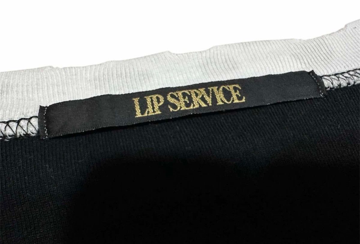 Hysteric Glamour 🔥Sick Y2K Lip Service Destroyed Long Sleeve Shirt Goth Punk Size US M / EU 48-50 / 2 - 5 Thumbnail
