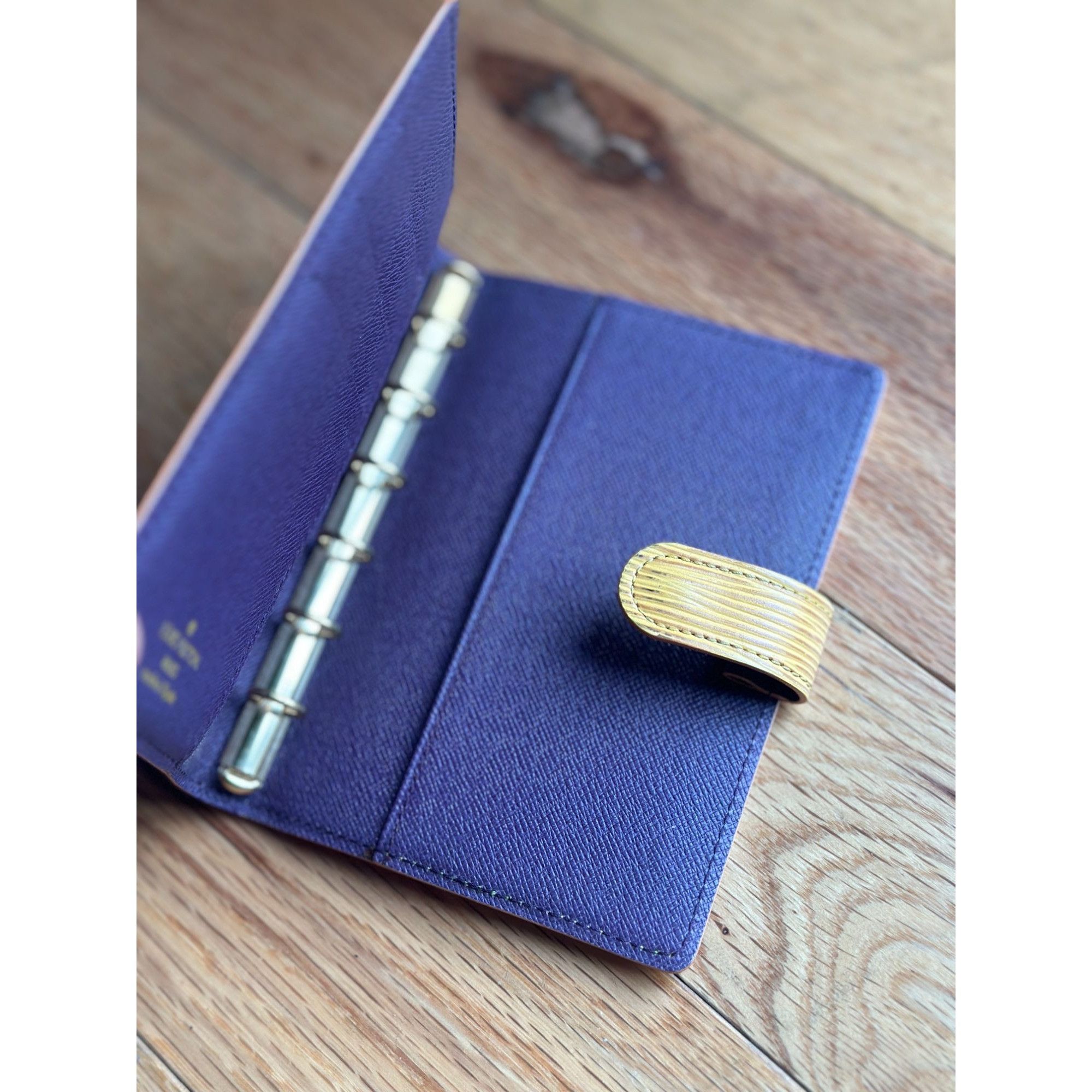 Louis Vuitton LOUIS VUITTON EPI AGENDA PM DAY PLANNER COVER YELLOW R20059 Size ONE SIZE - 5 Thumbnail