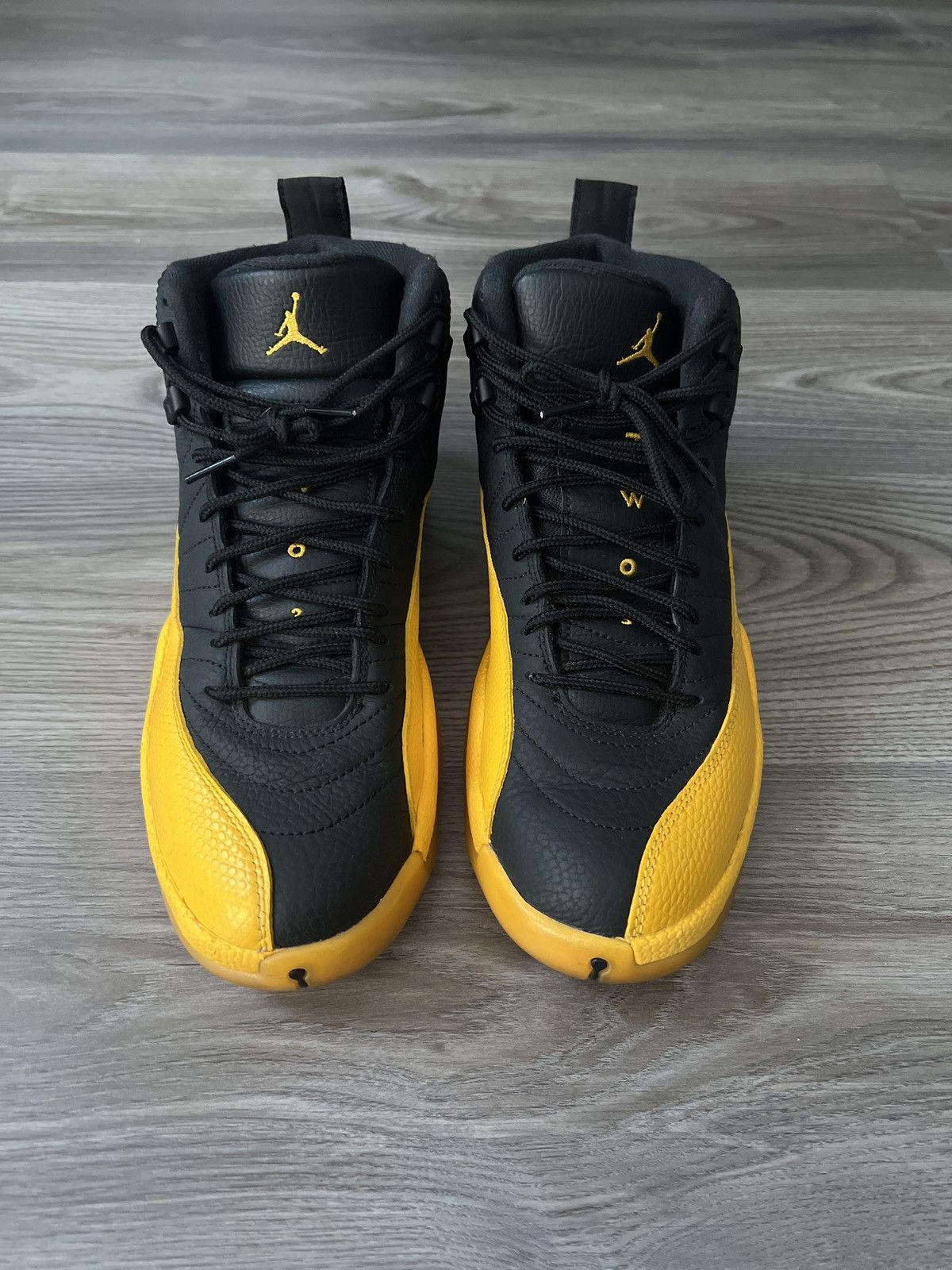Jordan Brand Air Jordan 12 Retro Black University Gold Size US 8.5 / EU 41-42 - 4 Thumbnail