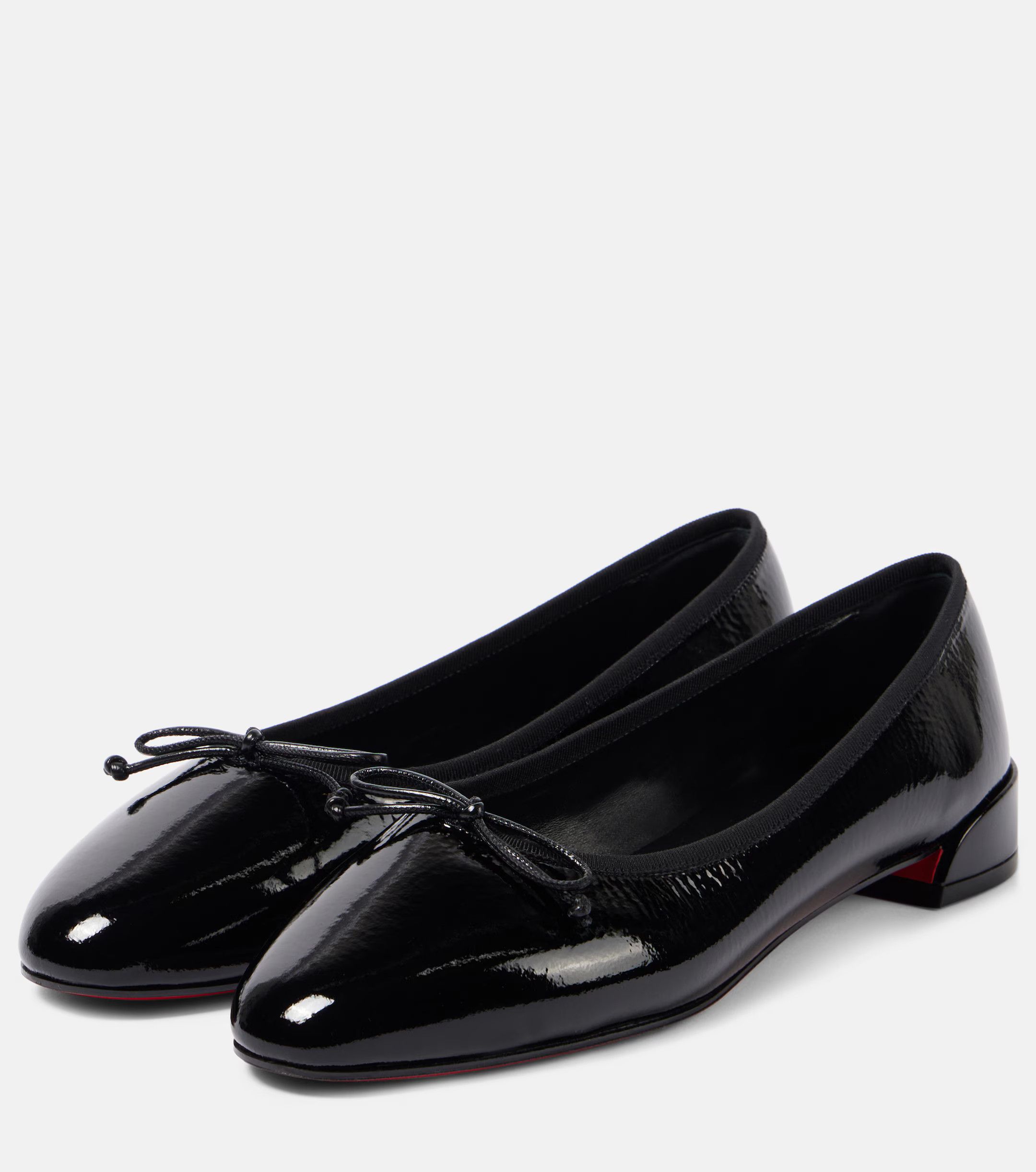 Christian Louboutin o1s1wg111025 Flats in Black Size US 10.5 / IT 40.5 - 4 Thumbnail