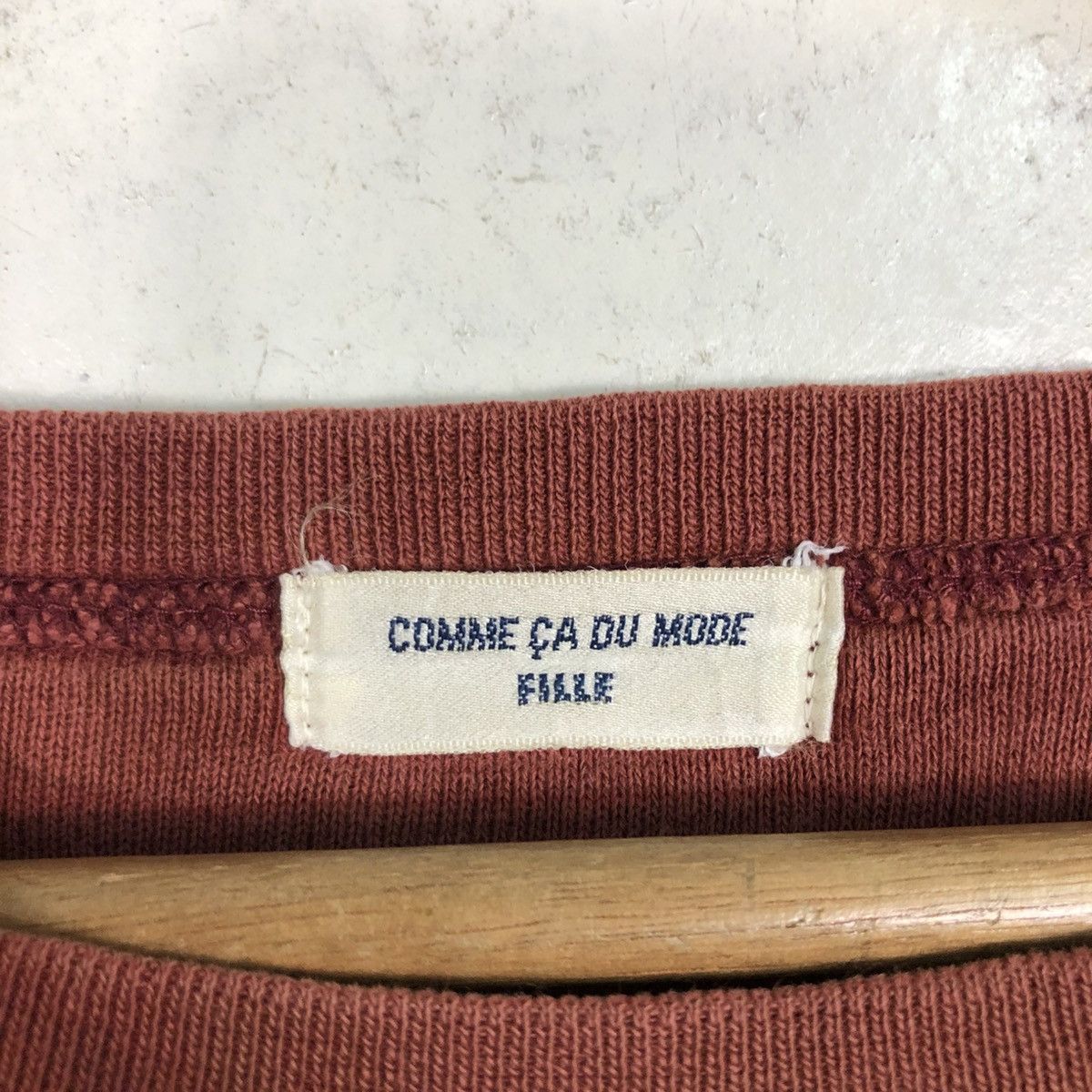 Japanese Brand 📌Vintage Sweatshirt Comme Ca Ism Big Logo Size US M / EU 48-50 / 2 - 14 Thumbnail