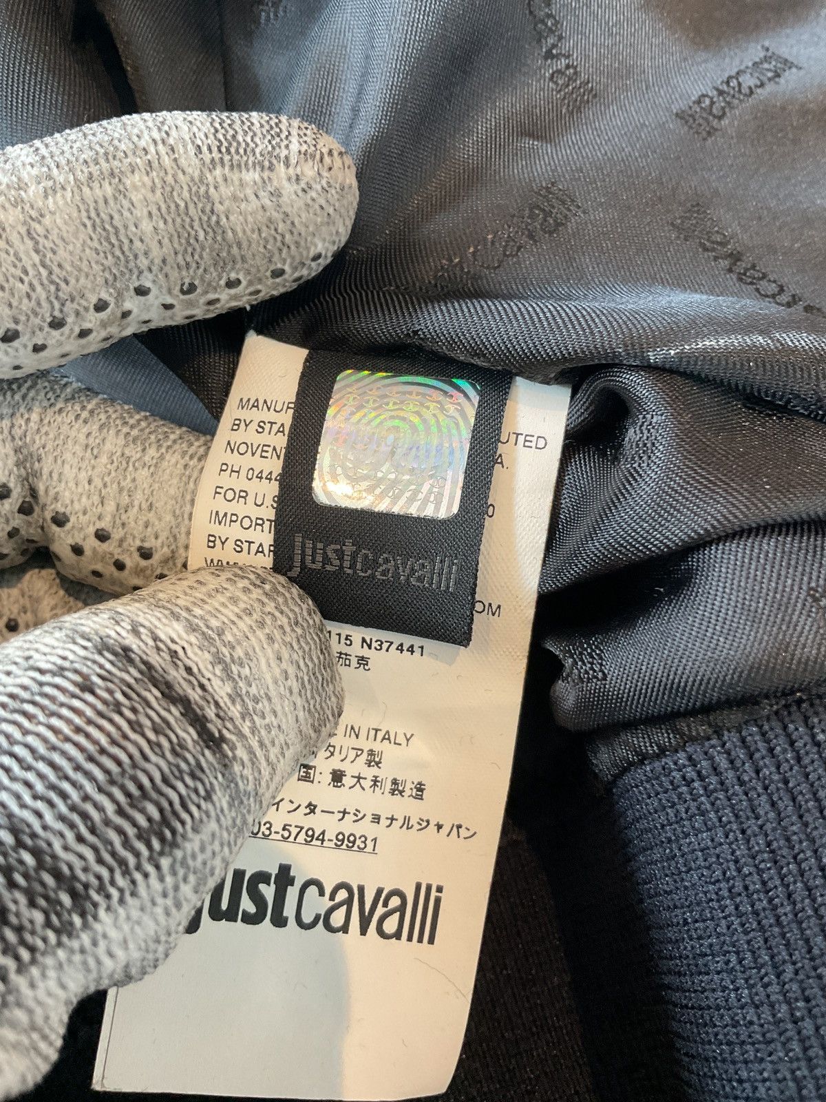 Just Cavalli × Roberto Cavalli Just Cavalli Wine Print Bomber Size46 Size US S / EU 44-46 / 1 - 9 Thumbnail