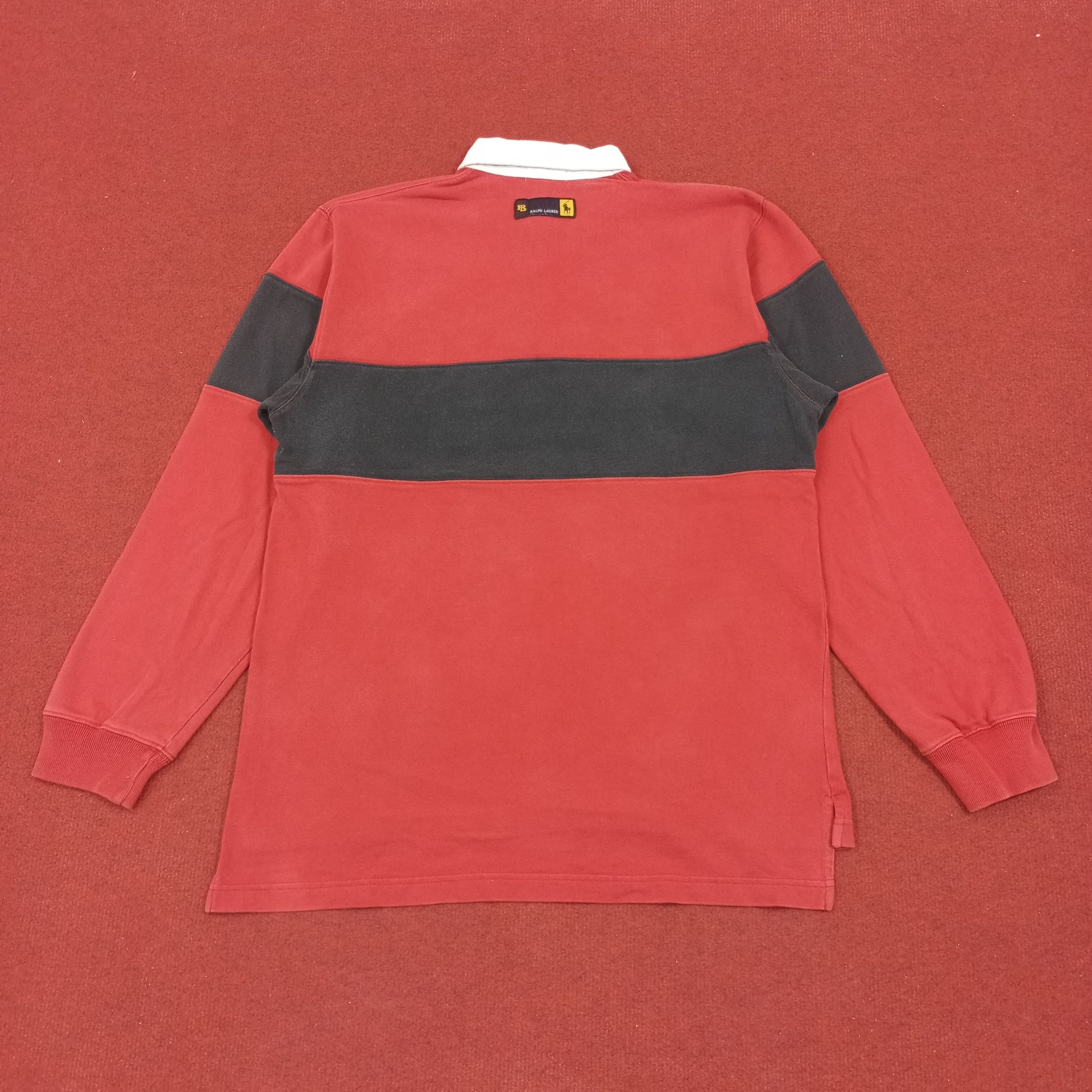 Polo Ralph Lauren Polo by Ralph Lauren Nice Design Long Sleeve Polos Size US XL / EU 56 / 4 - 3 Thumbnail