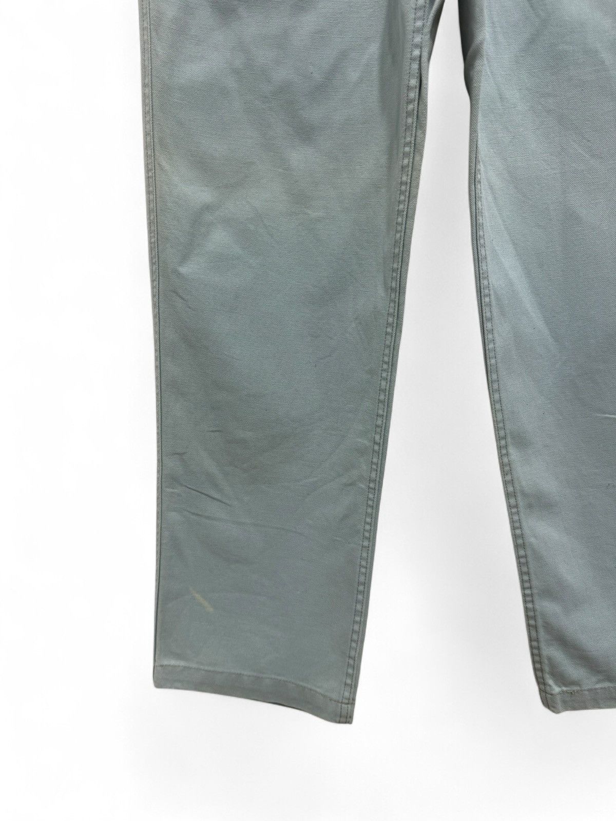 Post Overalls Vintage Post O’Alls Pantograph Work Pant Light Blue Canvas Size US 31 - 3 Thumbnail