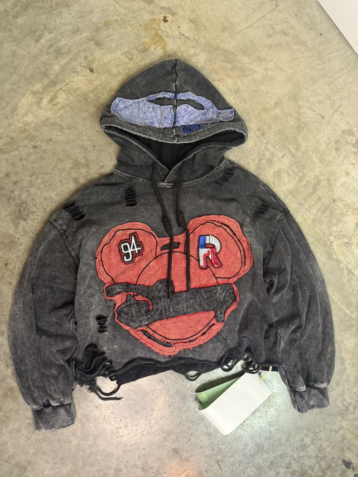 Vintage Detroit Tigers Crop Hoodie Size ONE SIZE - 1 Thumbnail