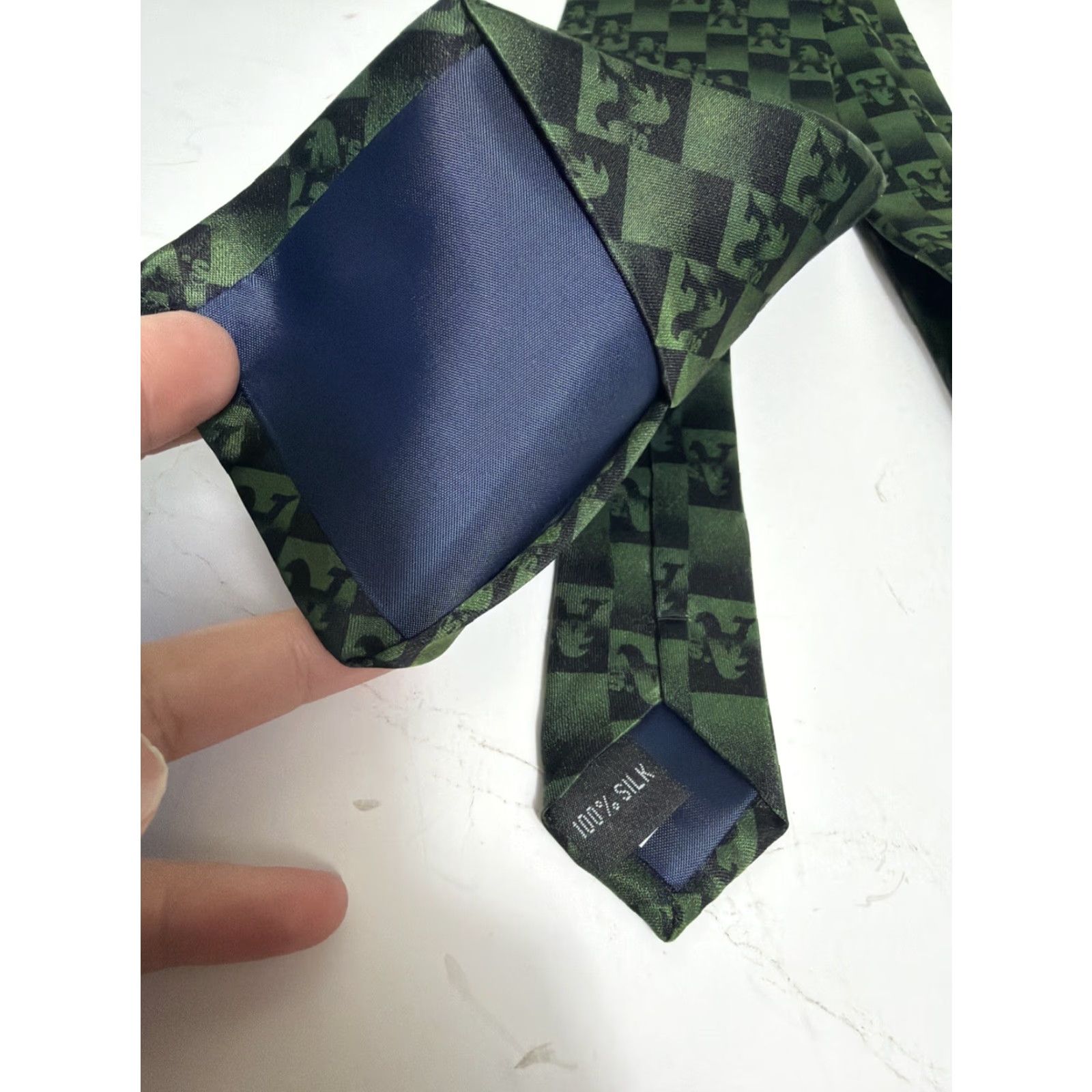 Vintage Y2K Oakland Athletics 100% Silk Neck Tie Macy's Black Green Men Tie Size ONE SIZE - 5 Thumbnail