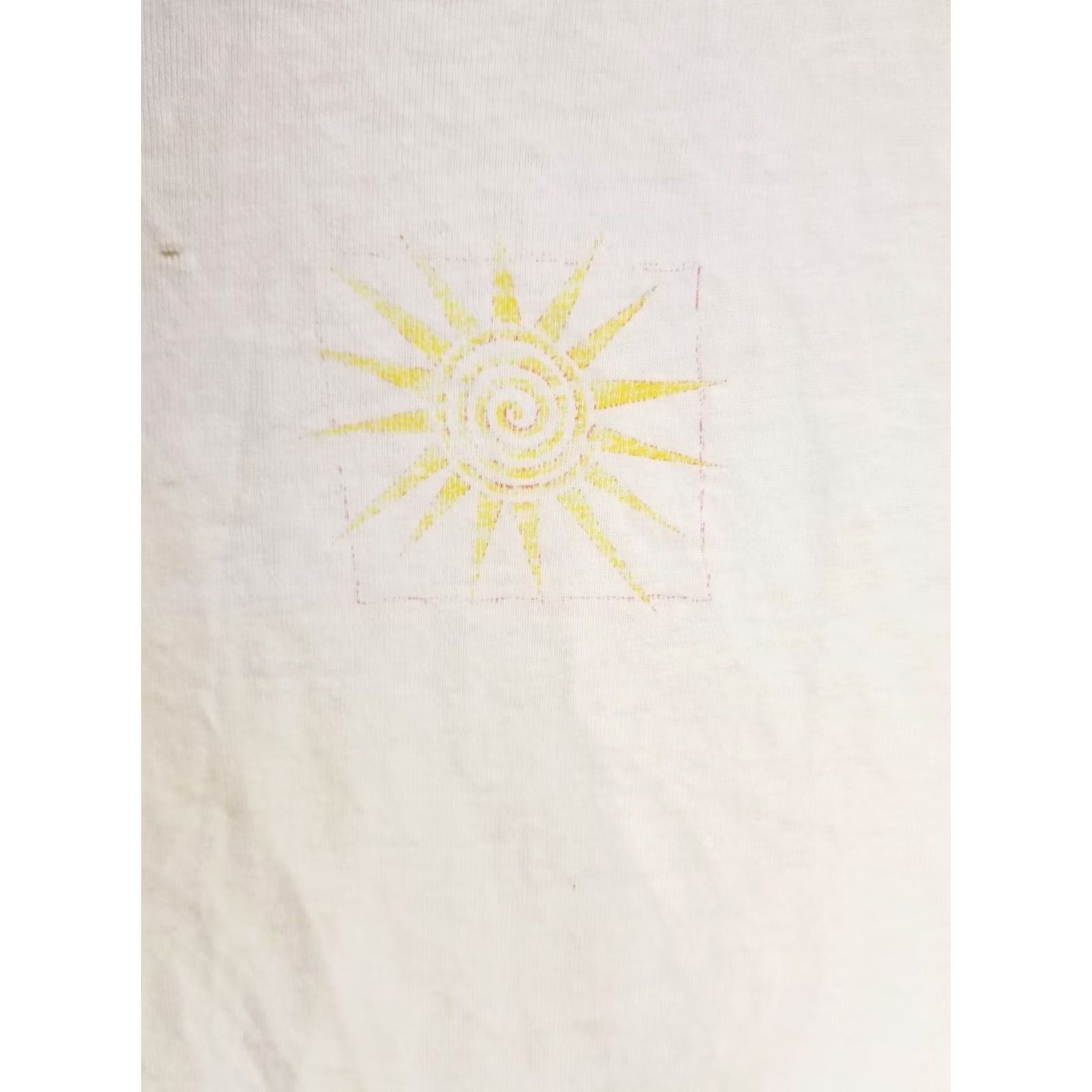 Vintage VINTAGE 90' A BREAK FROM REALITY TSHIRT MEDIUM White Short Sleeve Round Neck Mens Distressed Worn Faded Solid Pattern Universal Size M Clothing Size US M / EU 48-50 / 2 - 3 Thumbnail